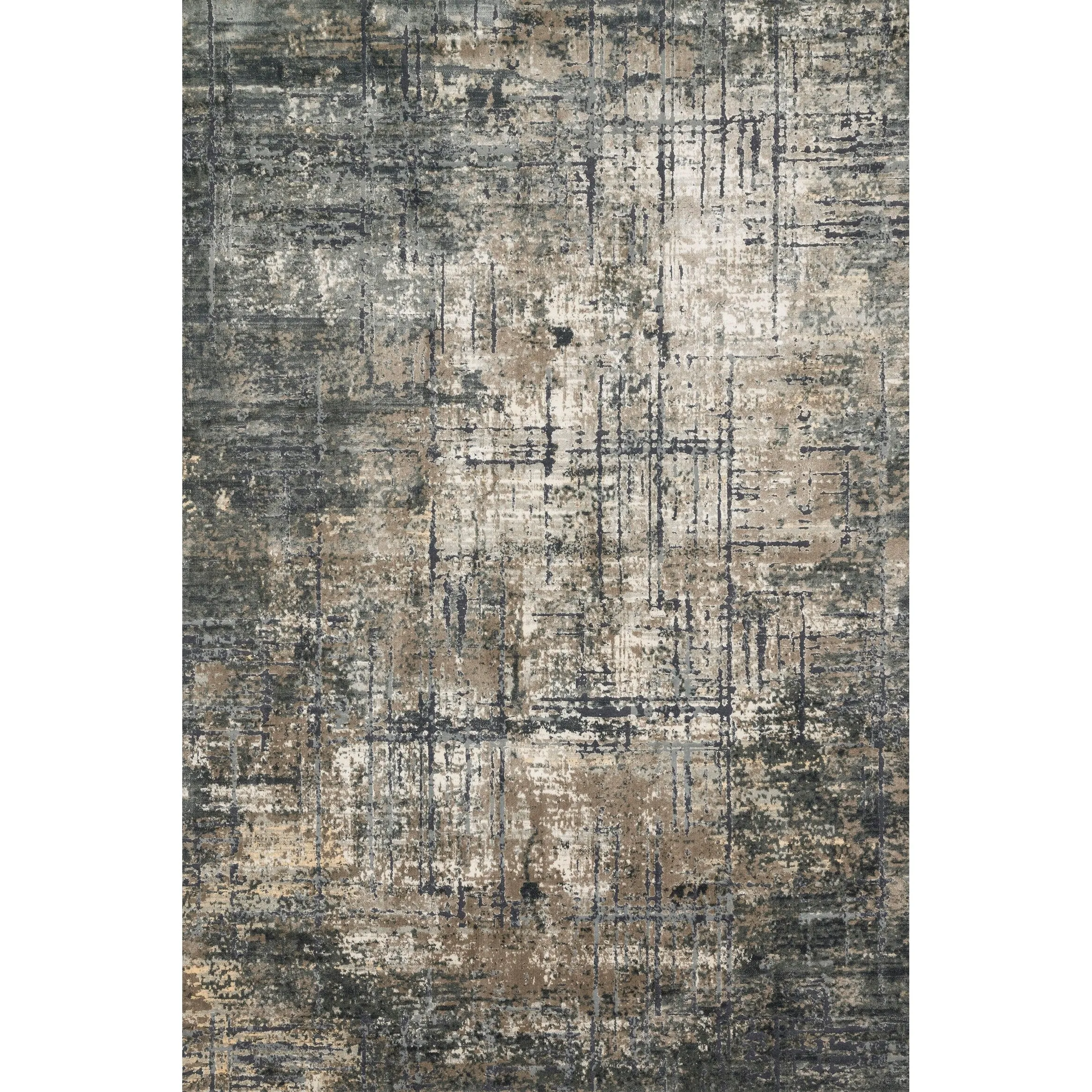 Alexander Home Mid-century Modern Distressed Area Rug