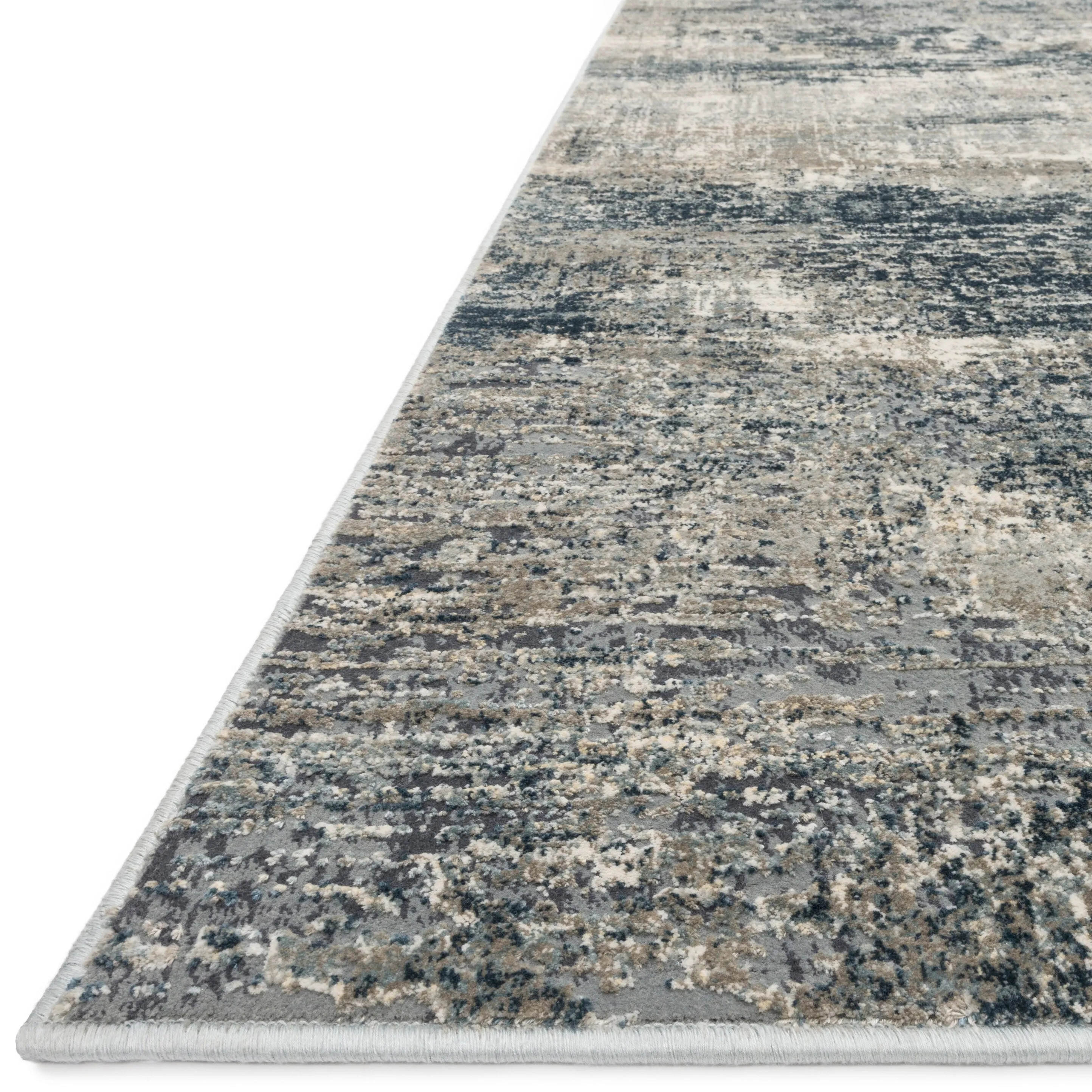 Alexander Home Mid-Century Modern Ocean Distressed Area Rug