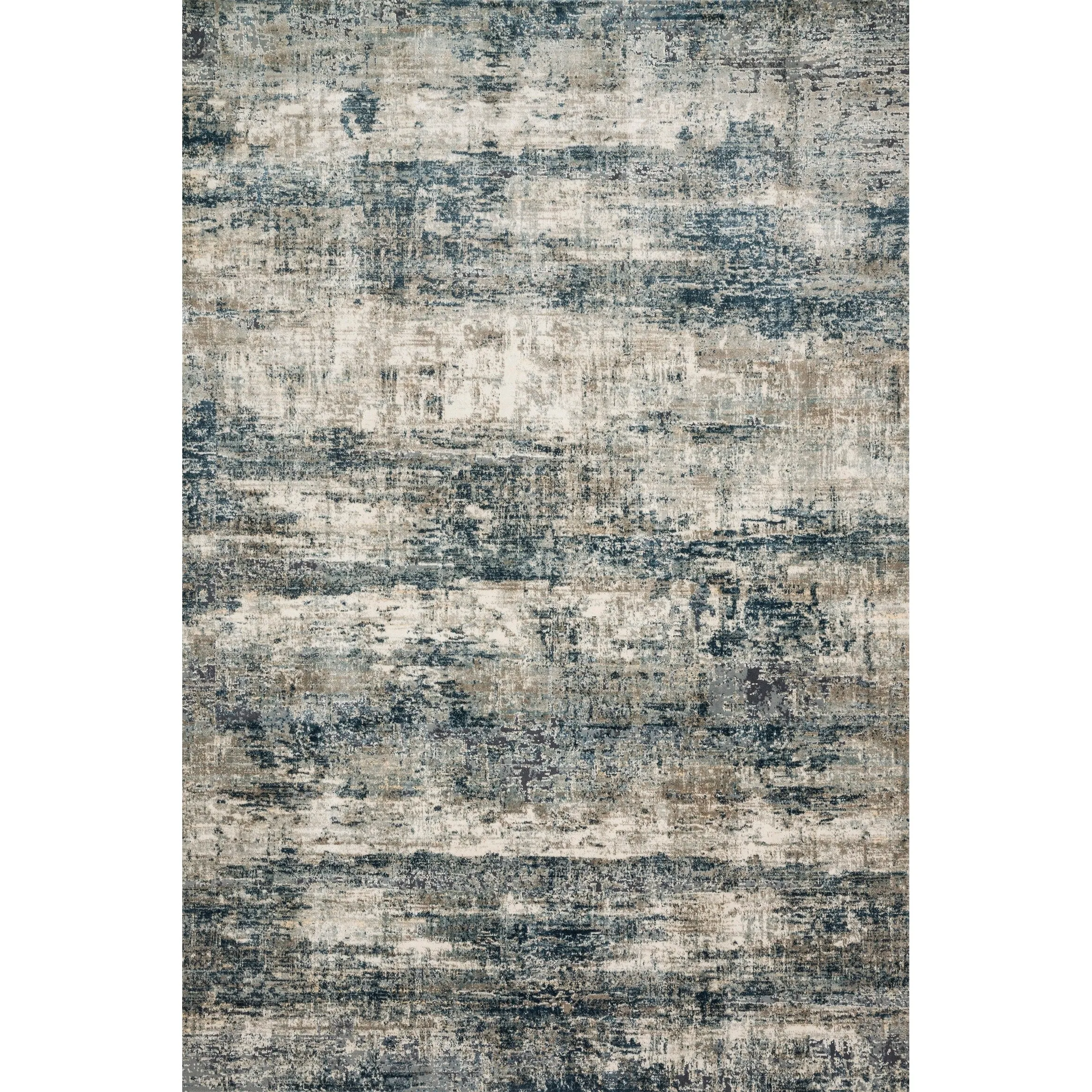 Alexander Home Mid-Century Modern Ocean Distressed Area Rug