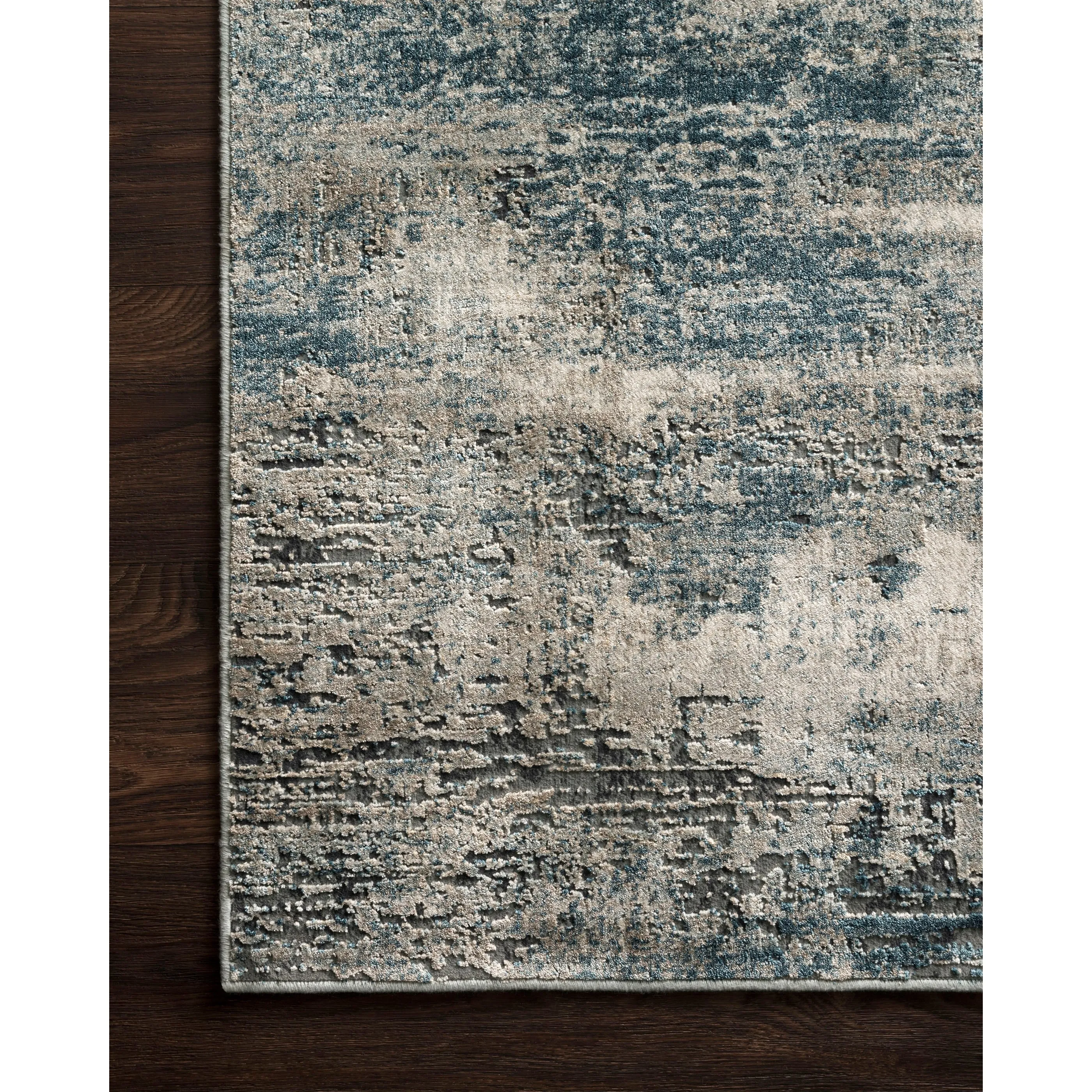 Alexander Home Mid-Century Modern Ocean Distressed Area Rug