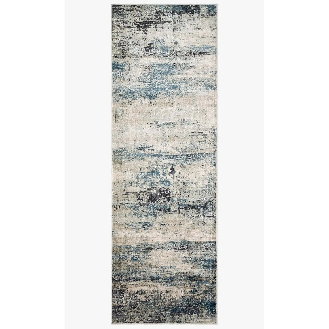 Alexander Home Mid-Century Modern Ocean Distressed Area Rug