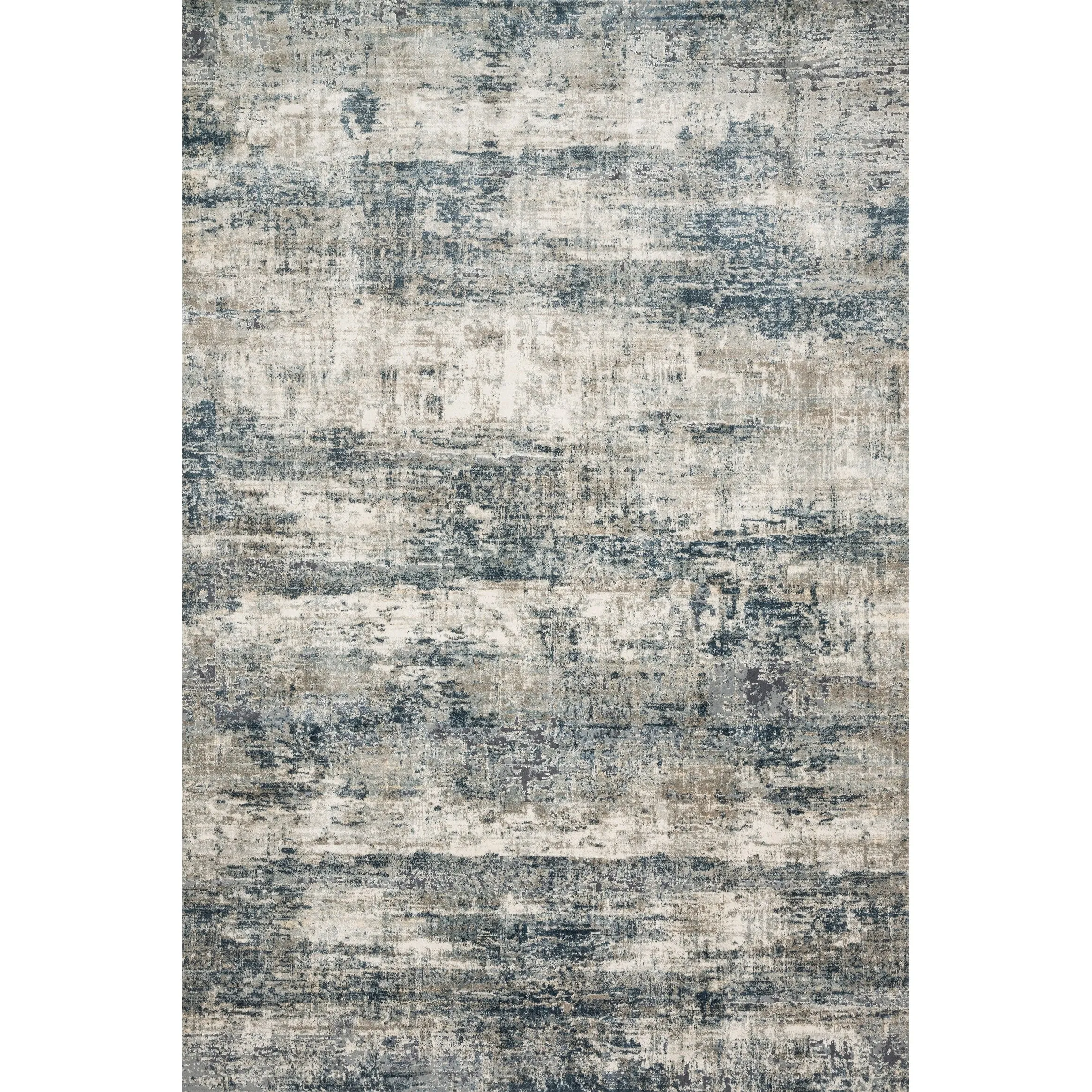 Alexander Home Mid-Century Modern Ocean Distressed Area Rug