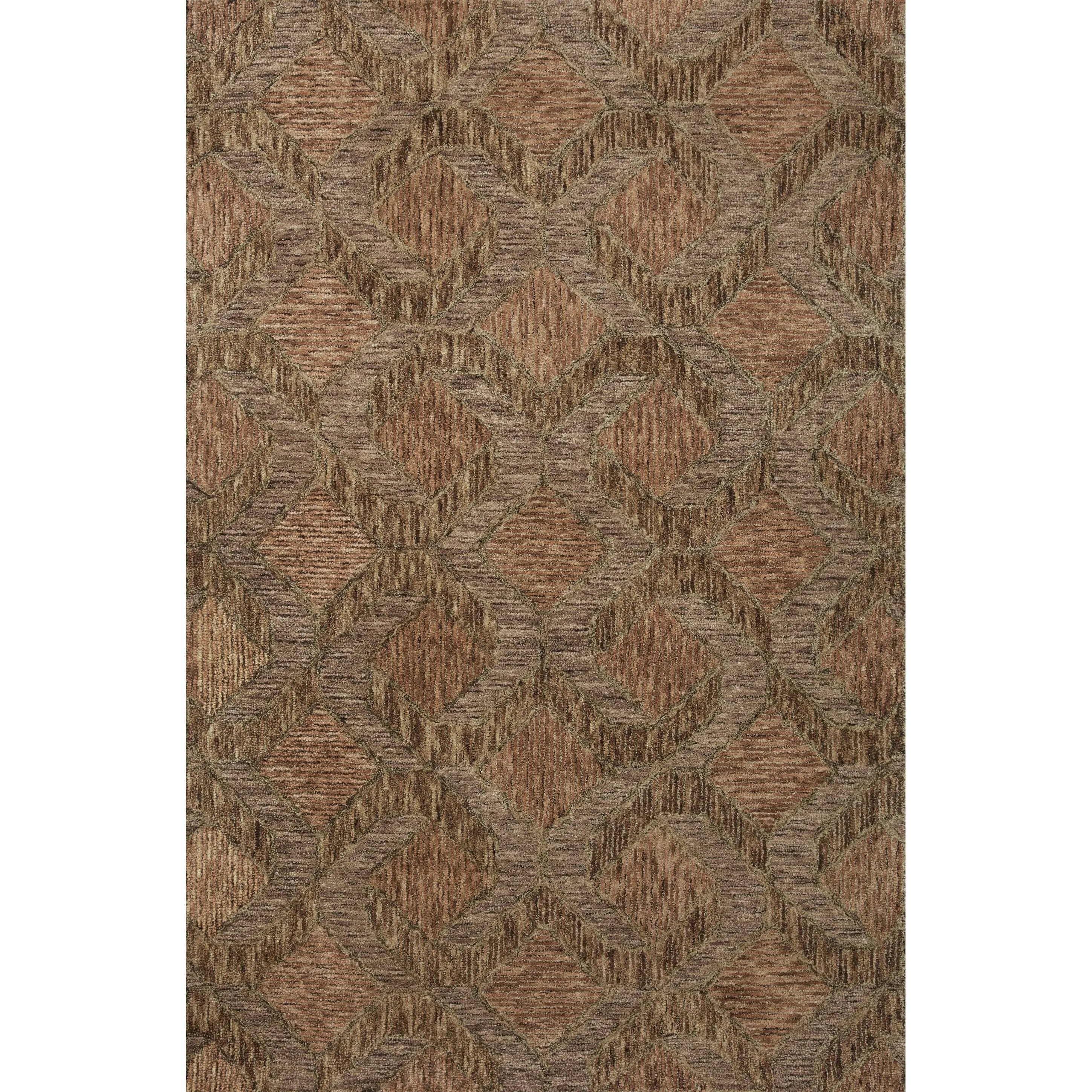 Alexander Home Palazzo Diamond 100% Wool Hand-Tufted Area Rug