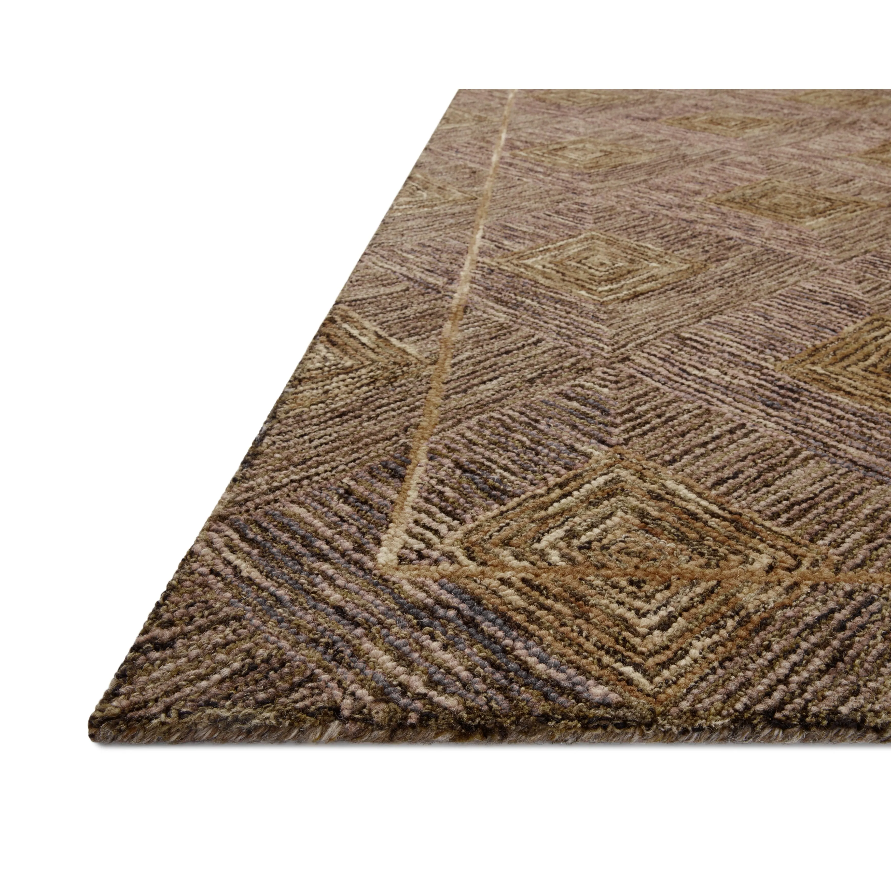 Alexander Home Palazzo Diamond 100% Wool Hand-Tufted Area Rug
