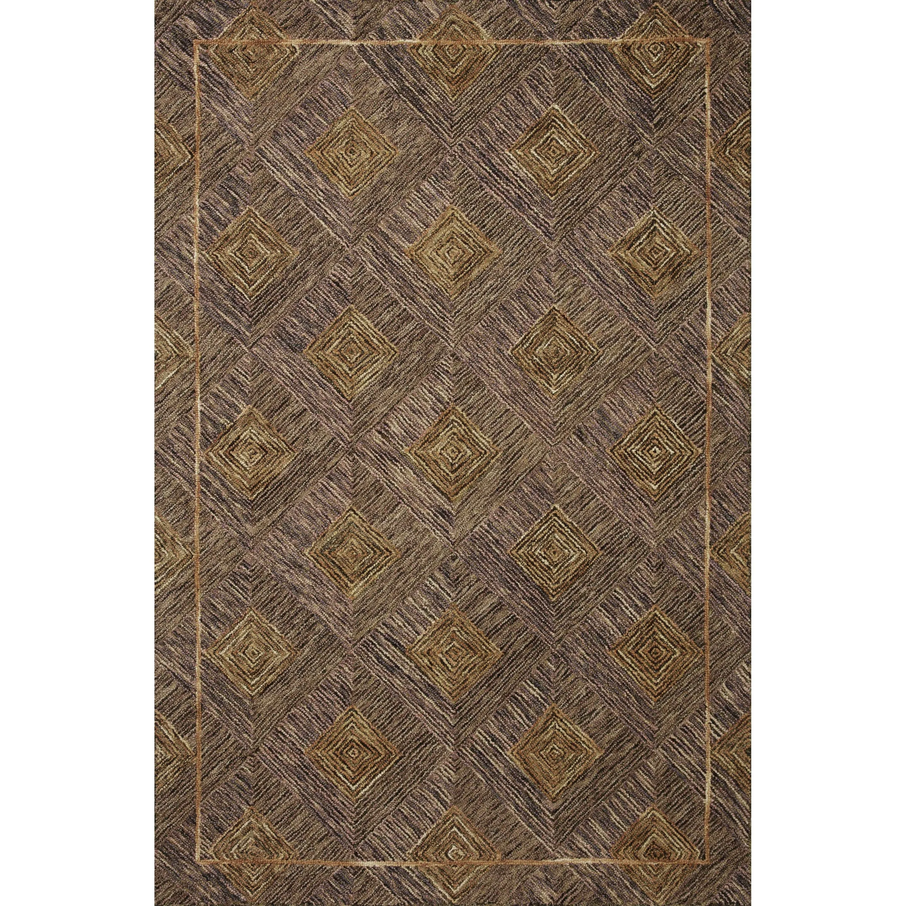 Alexander Home Palazzo Diamond 100% Wool Hand-Tufted Area Rug