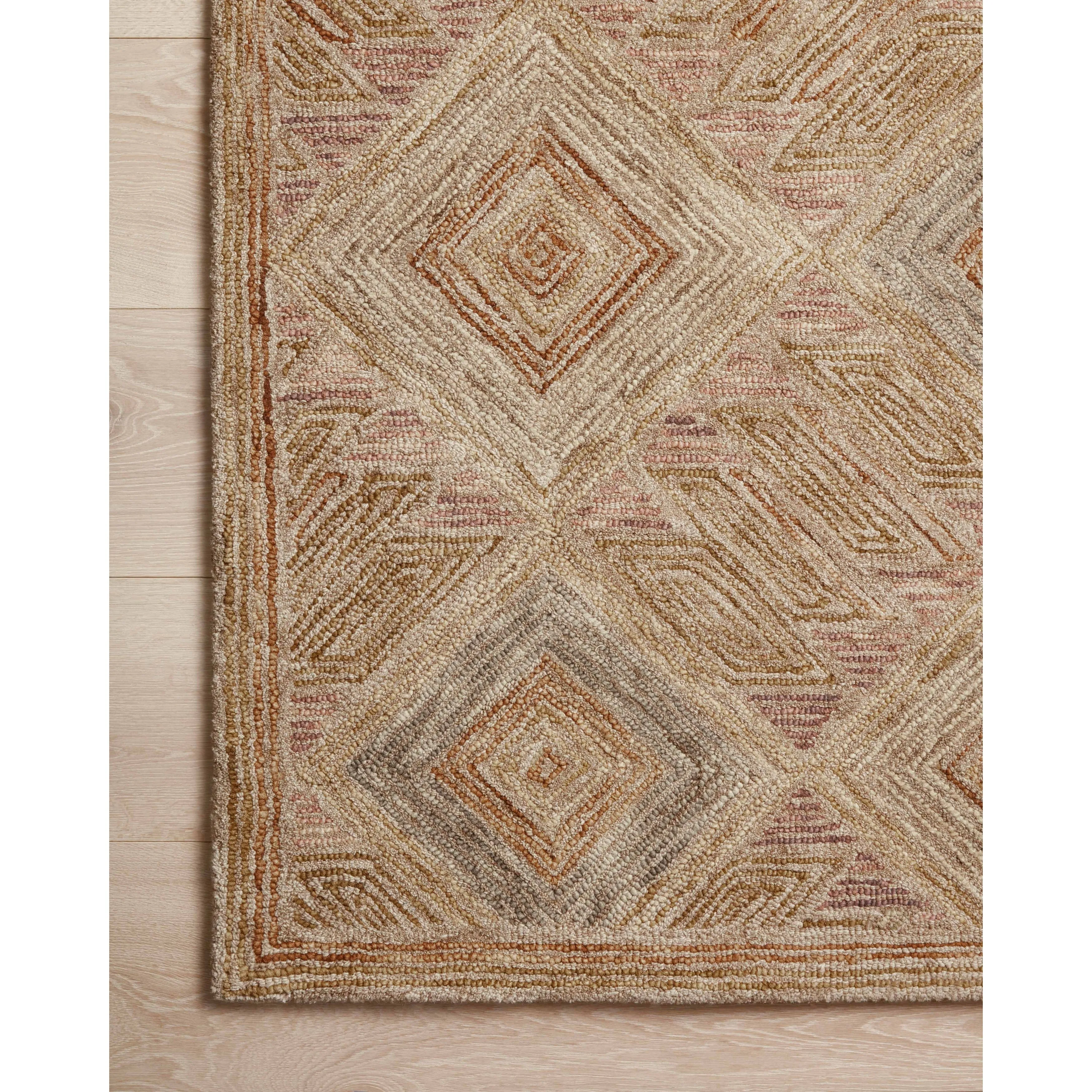 Alexander Home Palazzo Diamond 100% Wool Hand-Tufted Area Rug