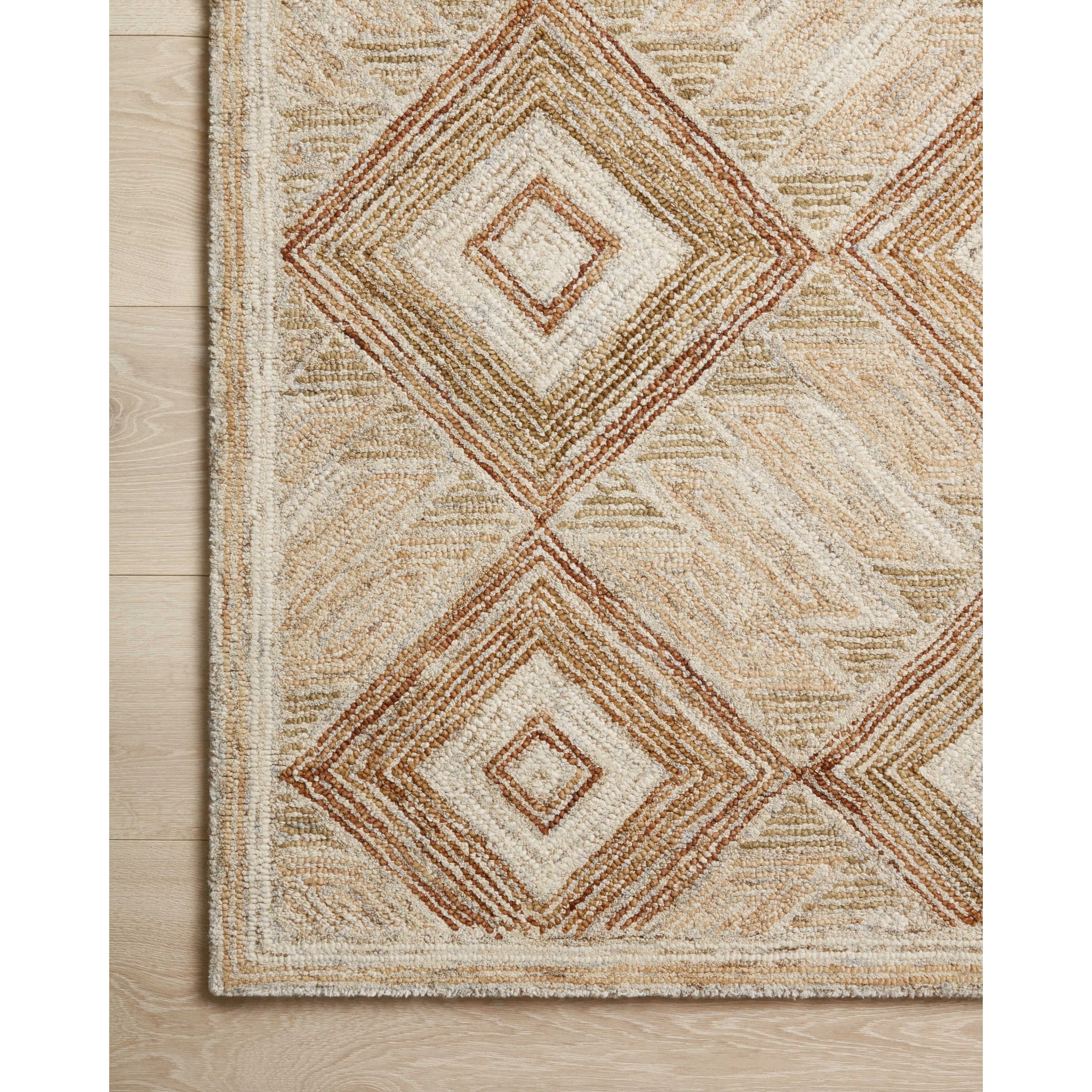 Alexander Home Palazzo Diamond 100% Wool Hand-Tufted Area Rug
