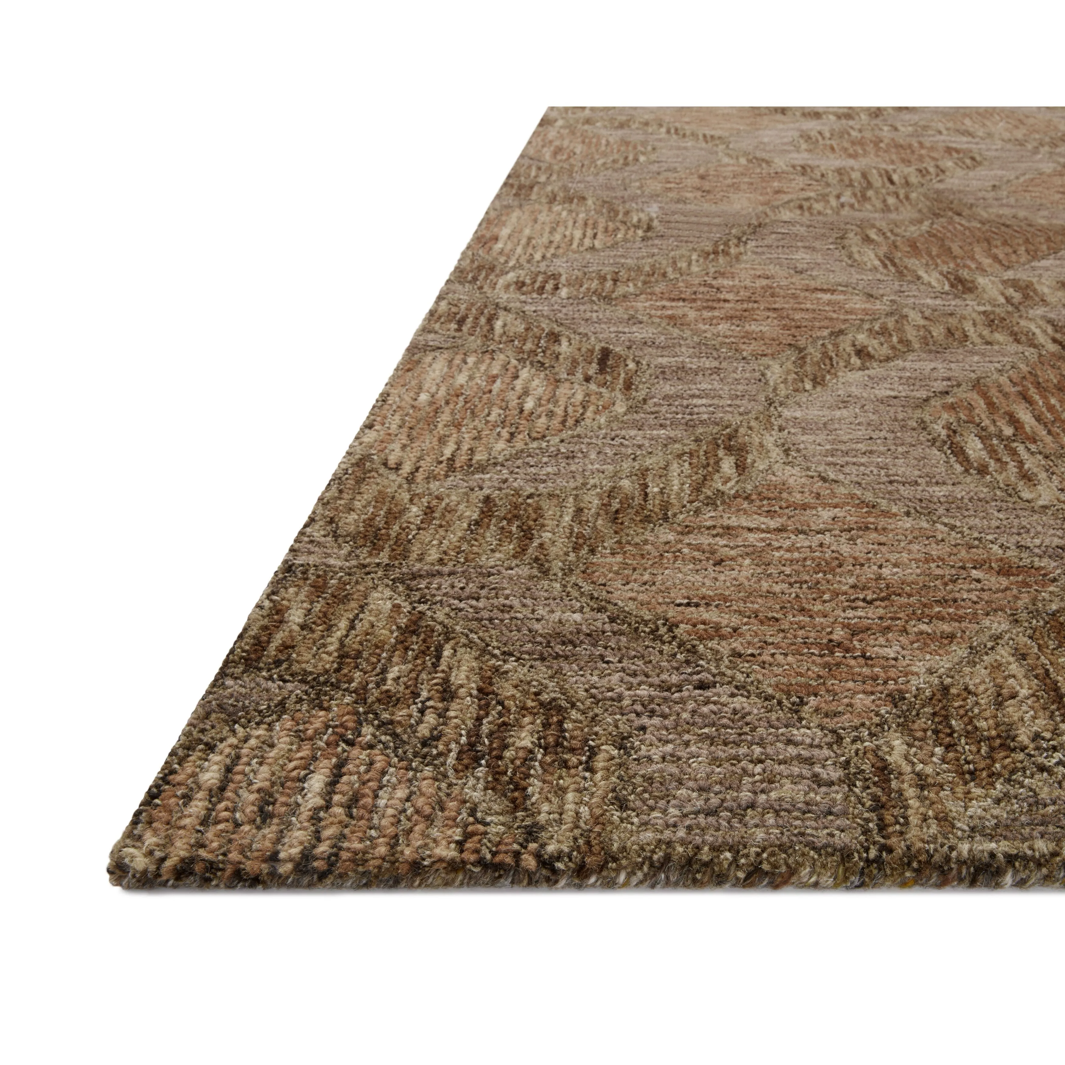 Alexander Home Palazzo Diamond 100% Wool Hand-Tufted Area Rug