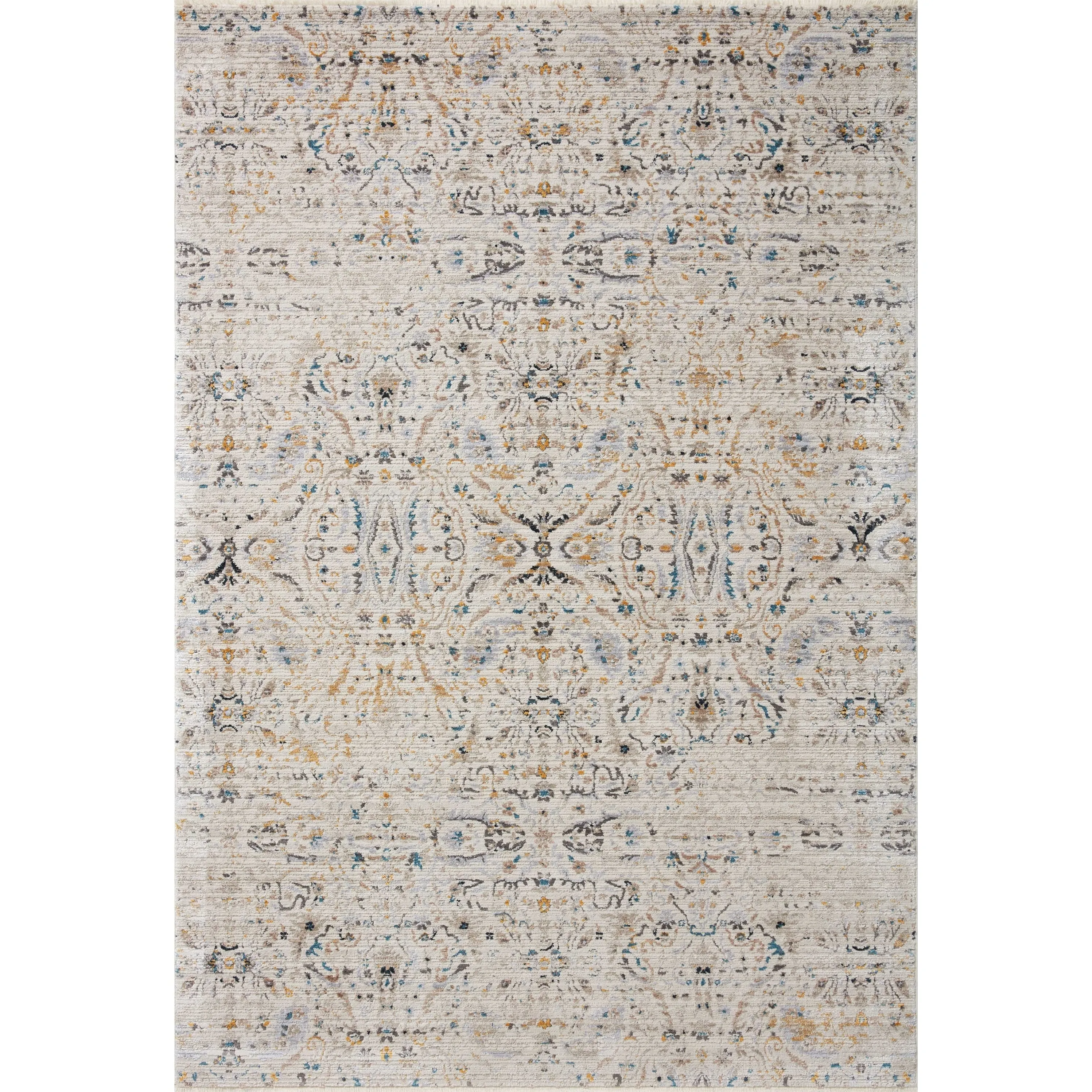 Alexander Home Reese Modern Geometric Botanical Area Rug