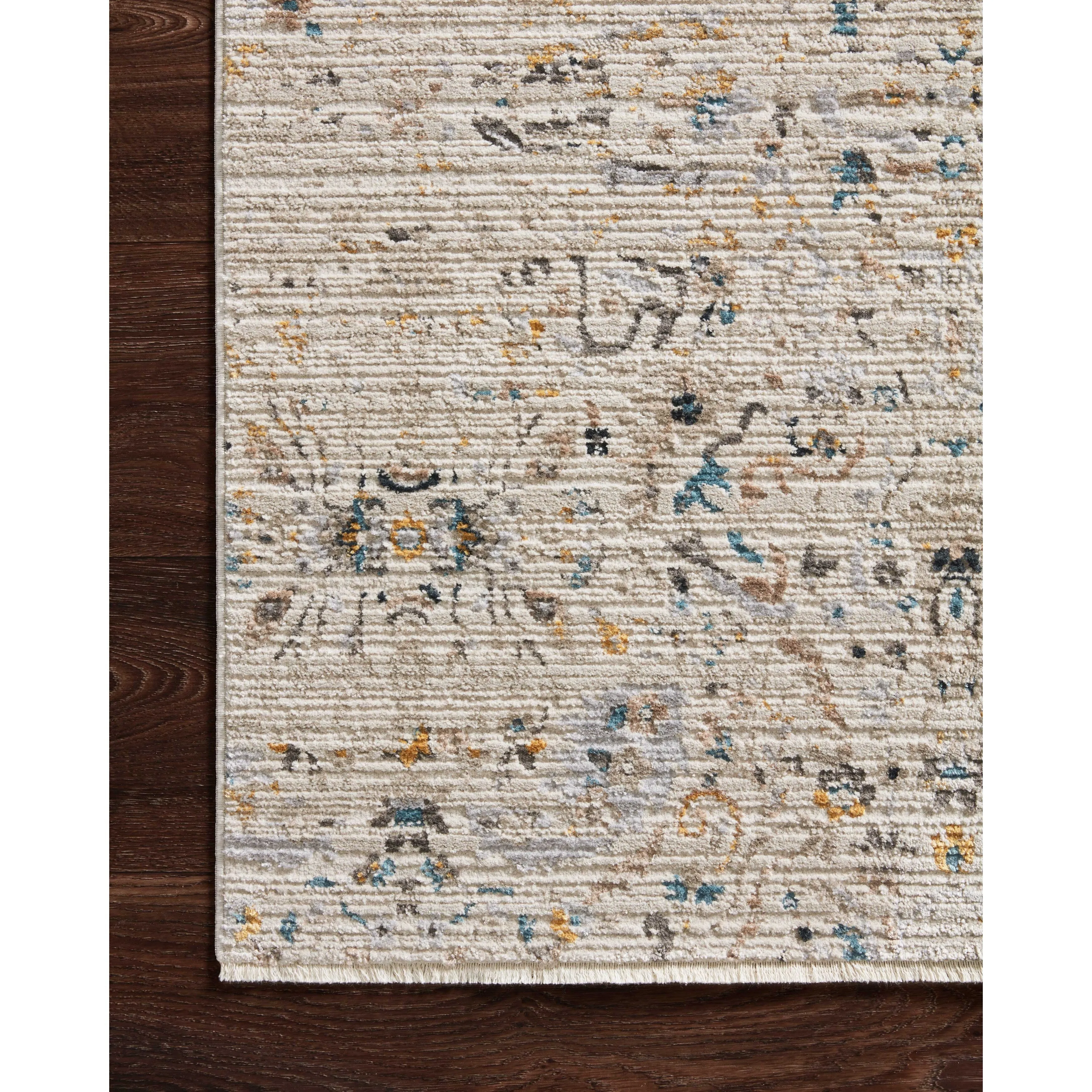 Alexander Home Reese Modern Geometric Botanical Area Rug