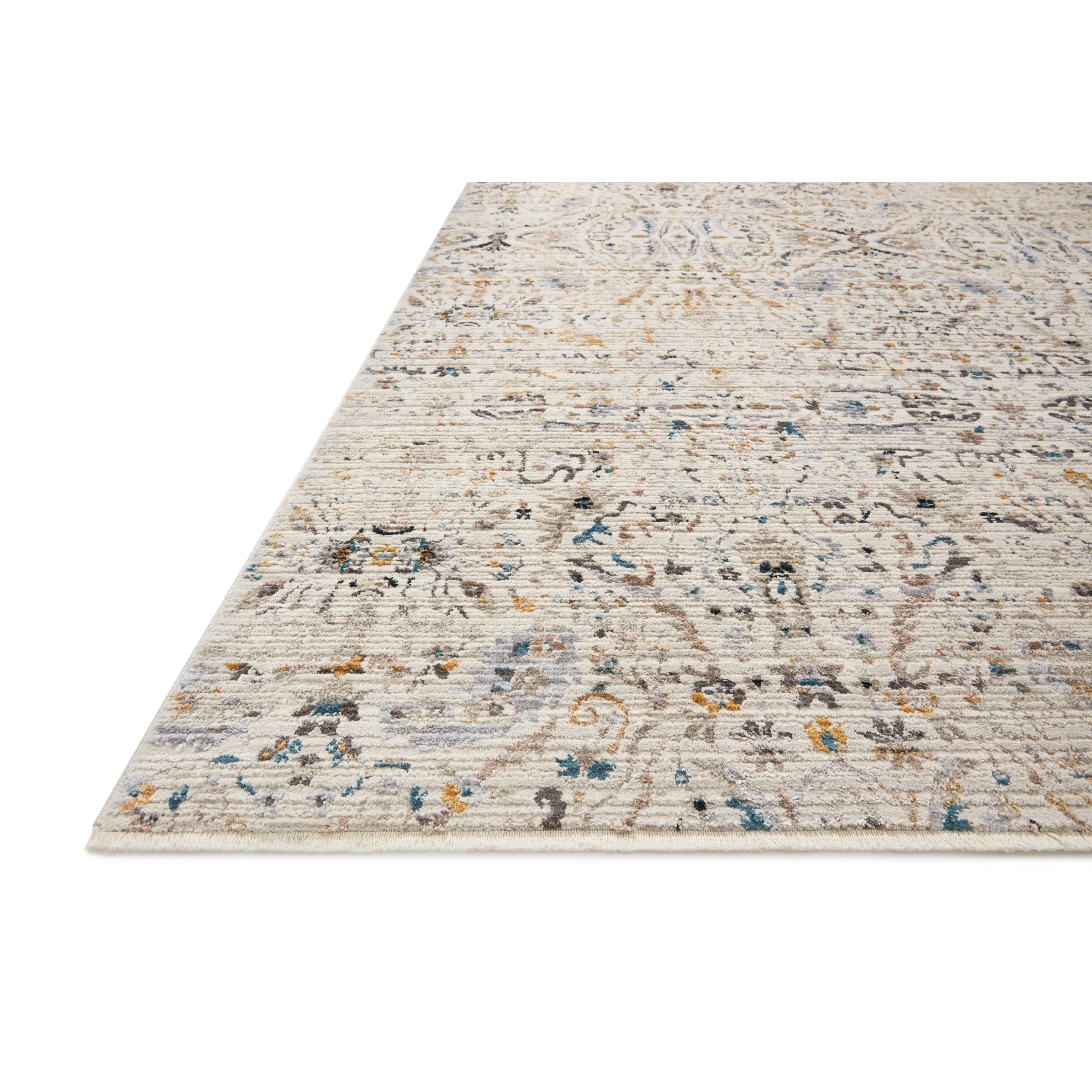 Alexander Home Reese Modern Geometric Botanical Area Rug