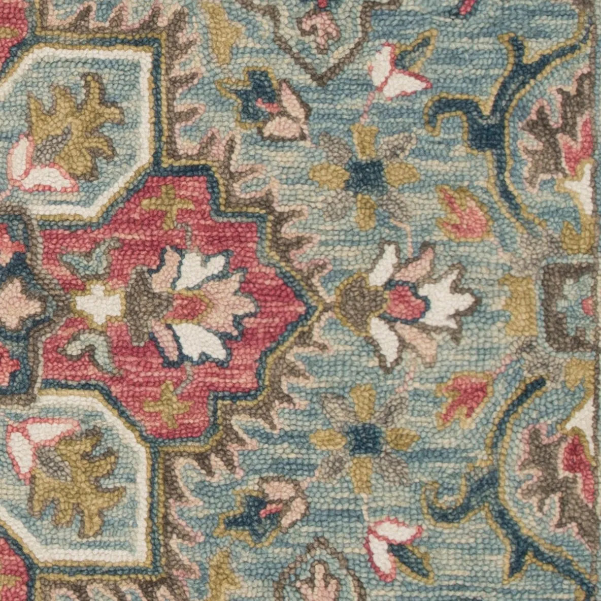 Alexander Home Sahara Boho Blossom Hand-hooked Area Rug