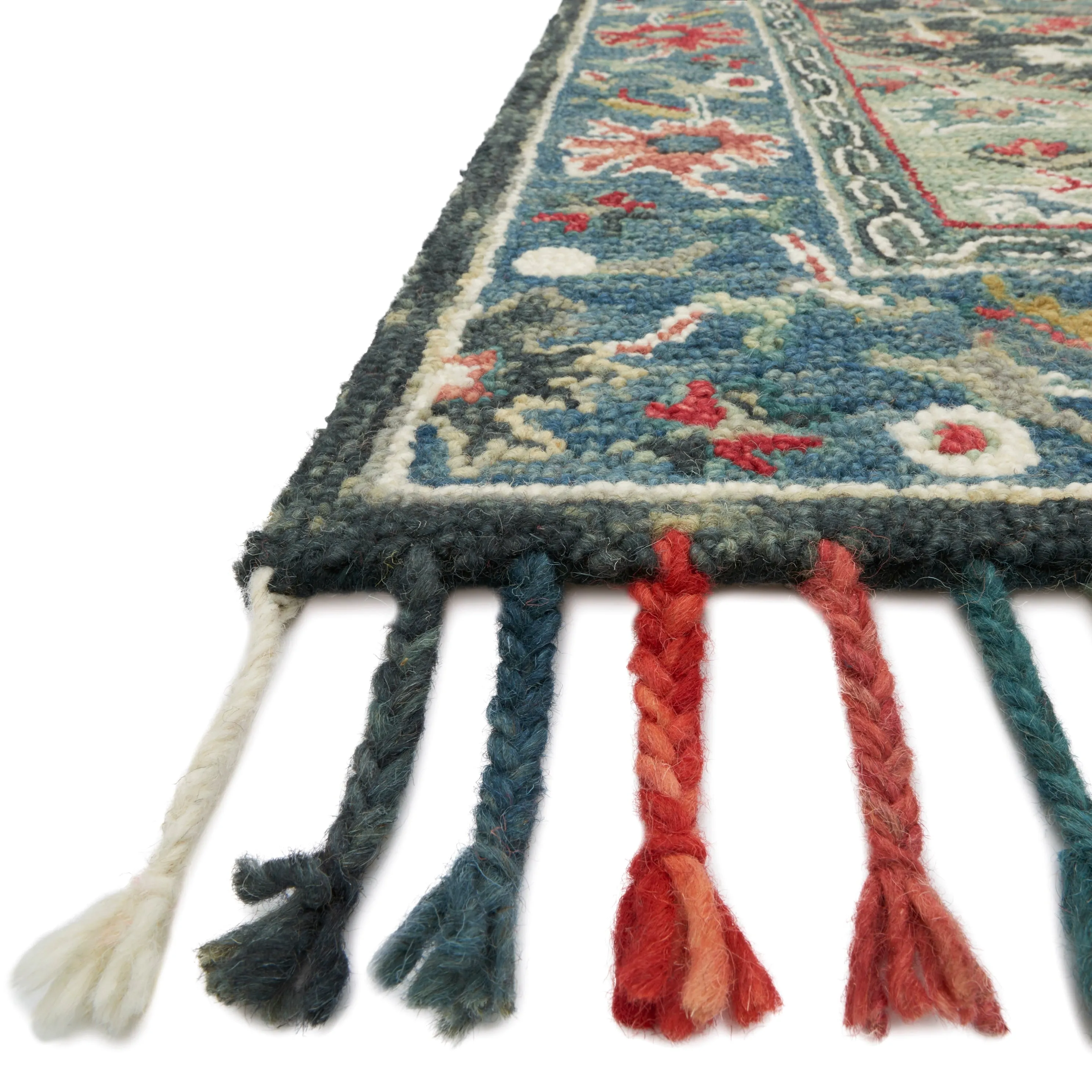 Alexander Home Sahara Boho Medallion Hand-Hooked Wool Area Rug