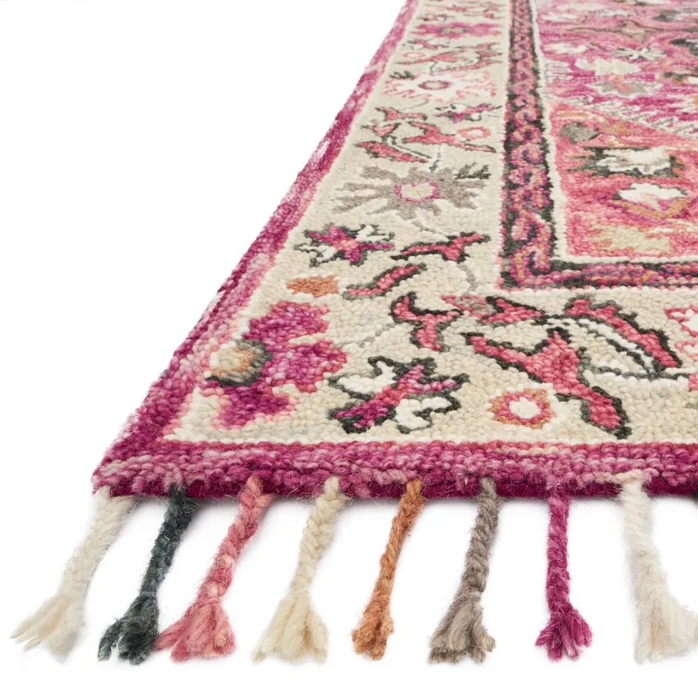 Alexander Home Sahara Boho Medallion Hand-Hooked Wool Area Rug