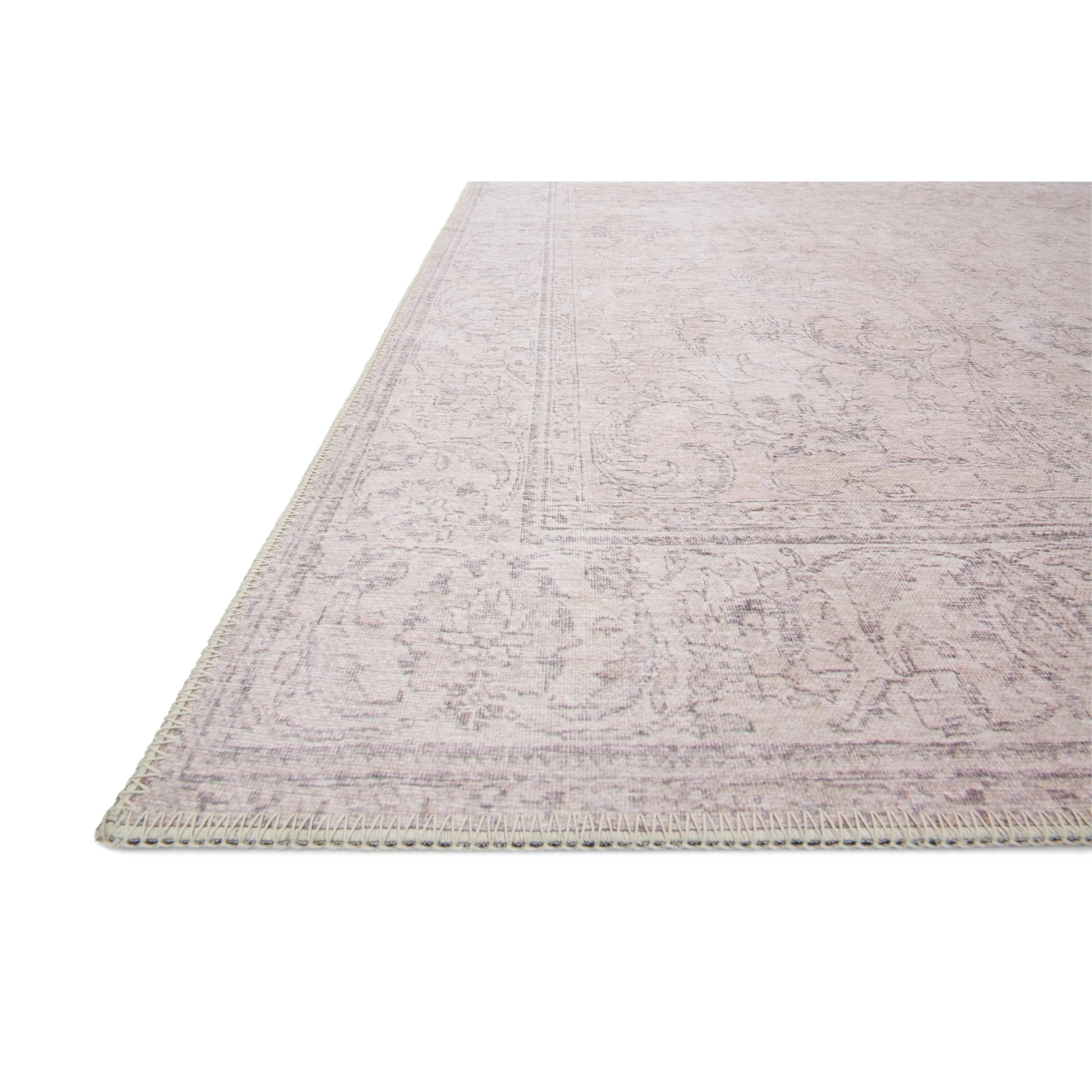 Alexander Home Tremezzina Printed Floral Distressed Shabby-Chic Rug