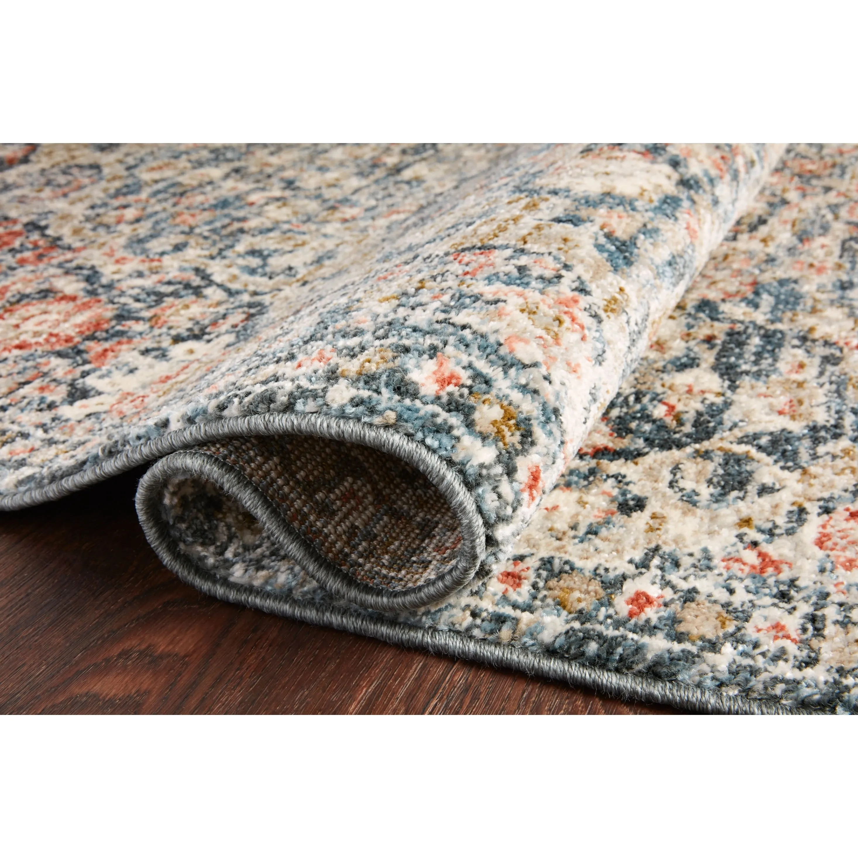 Alexander Home Valeria Distressed Botanical Area Rug