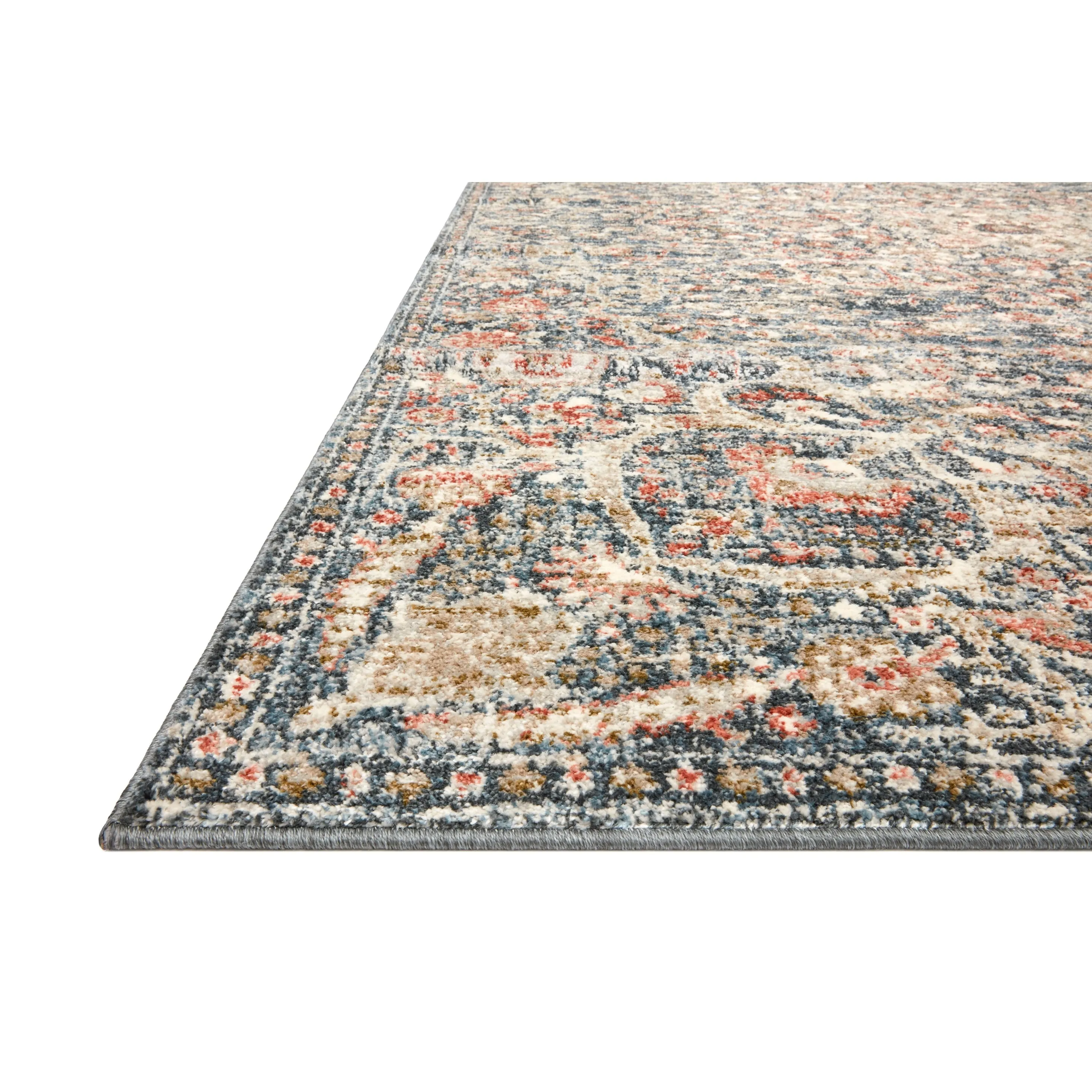 Alexander Home Valeria Distressed Botanical Area Rug
