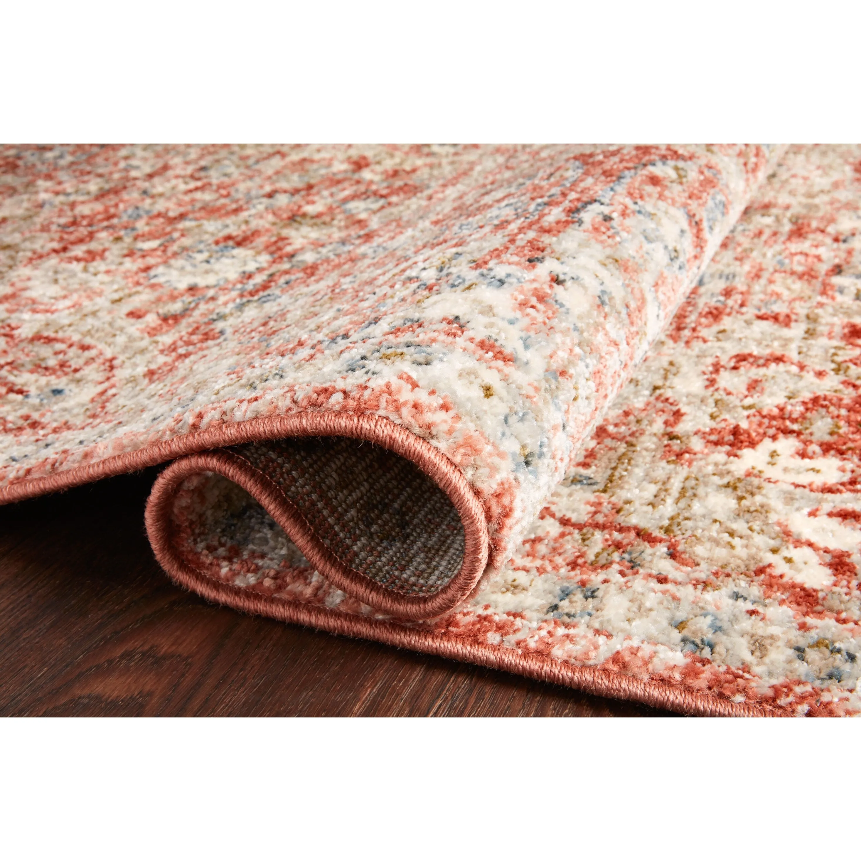 Alexander Home Valeria Distressed Botanical Area Rug