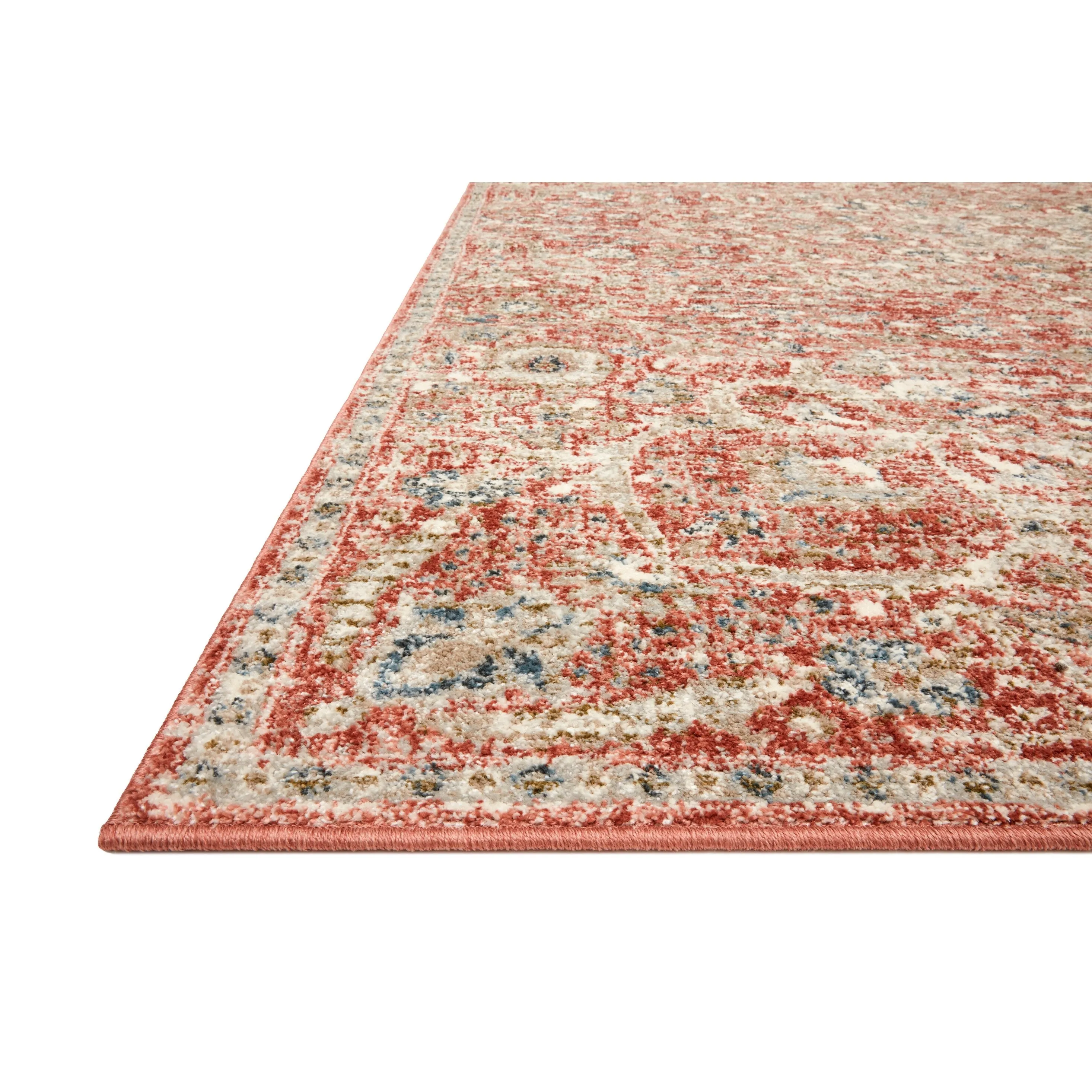 Alexander Home Valeria Distressed Botanical Area Rug