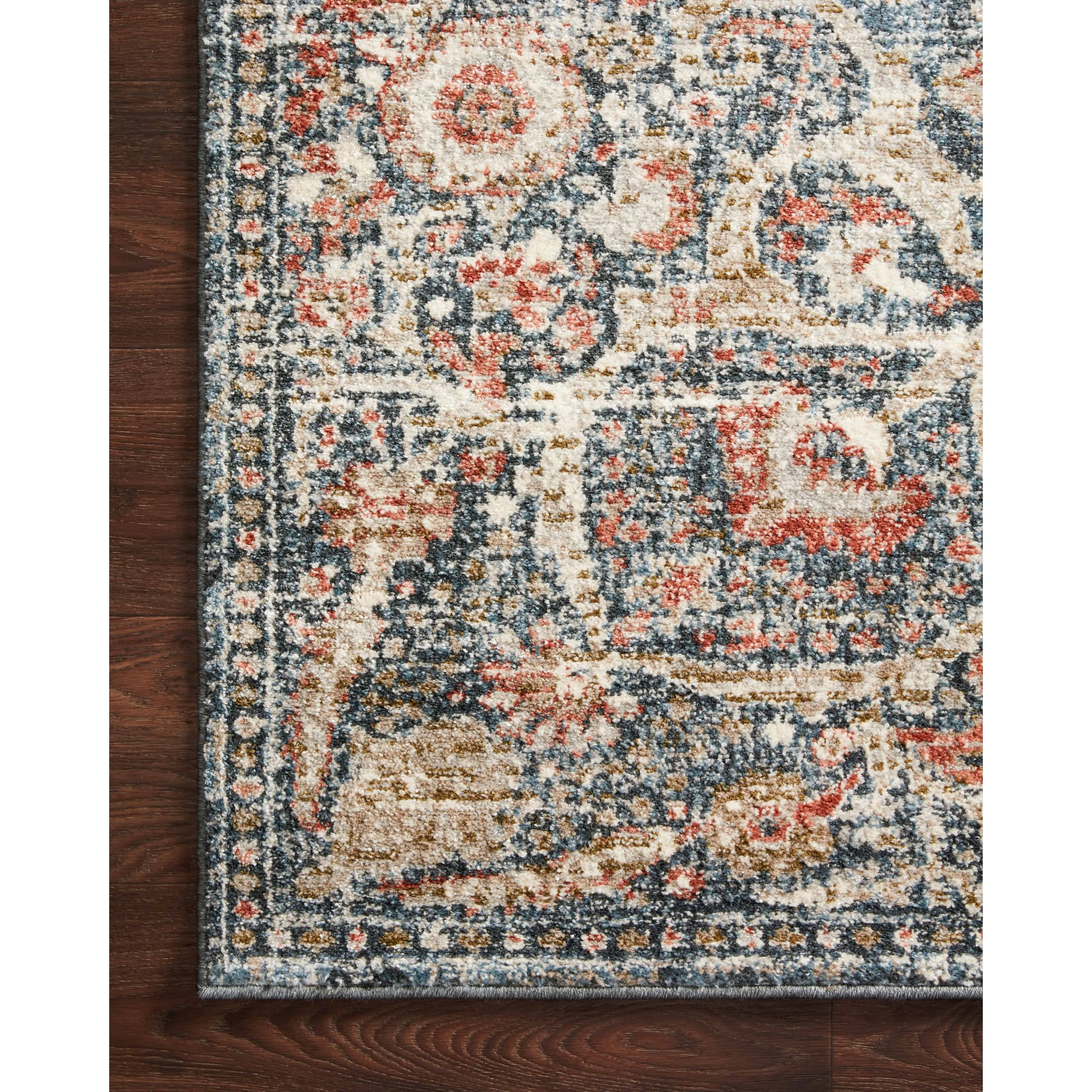 Alexander Home Valeria Distressed Botanical Area Rug