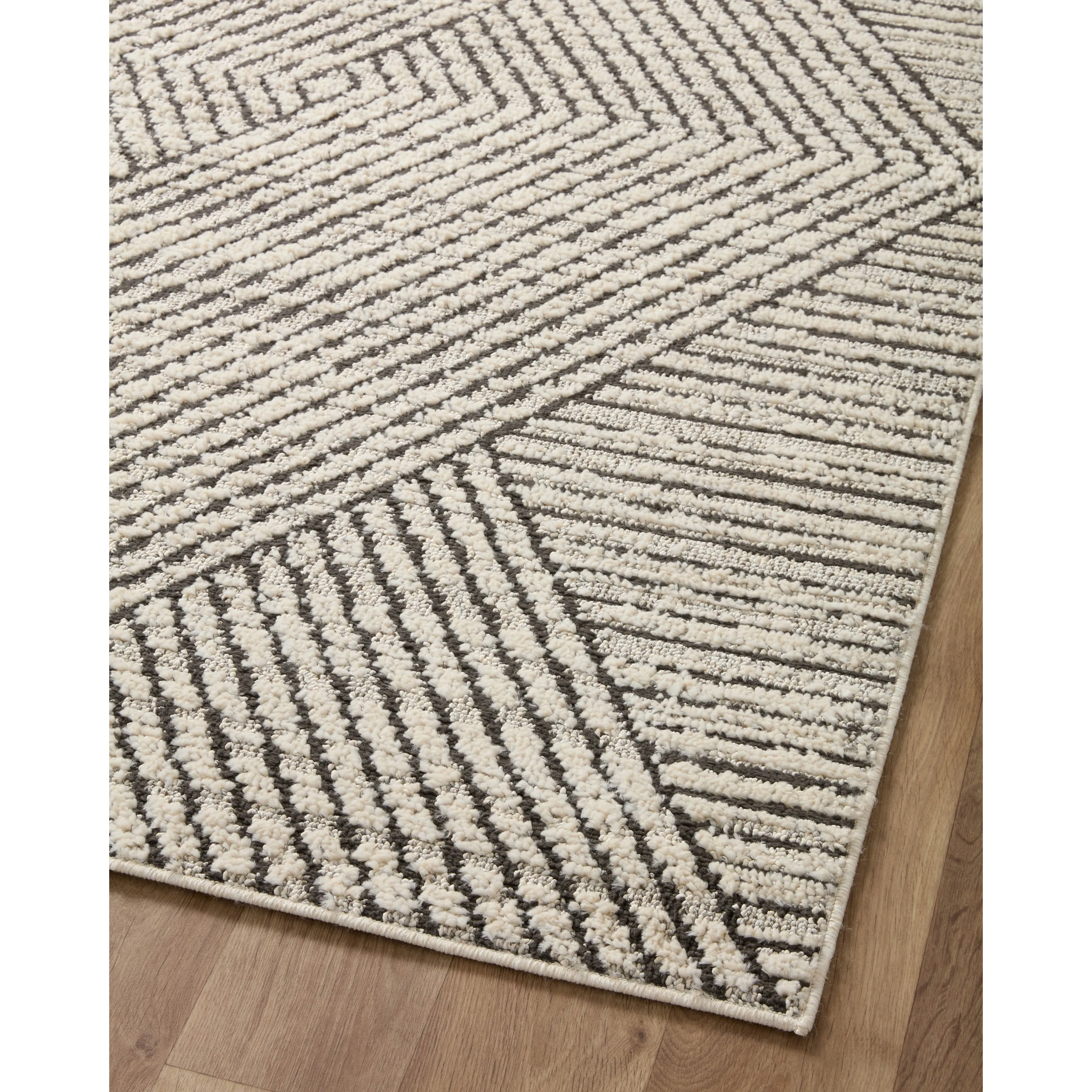 Alexander Home Vive Modern 3-D Geometric High-Low Area Rug