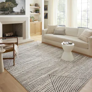 Alexander Home Vive Modern 3-D Geometric High-Low Area Rug