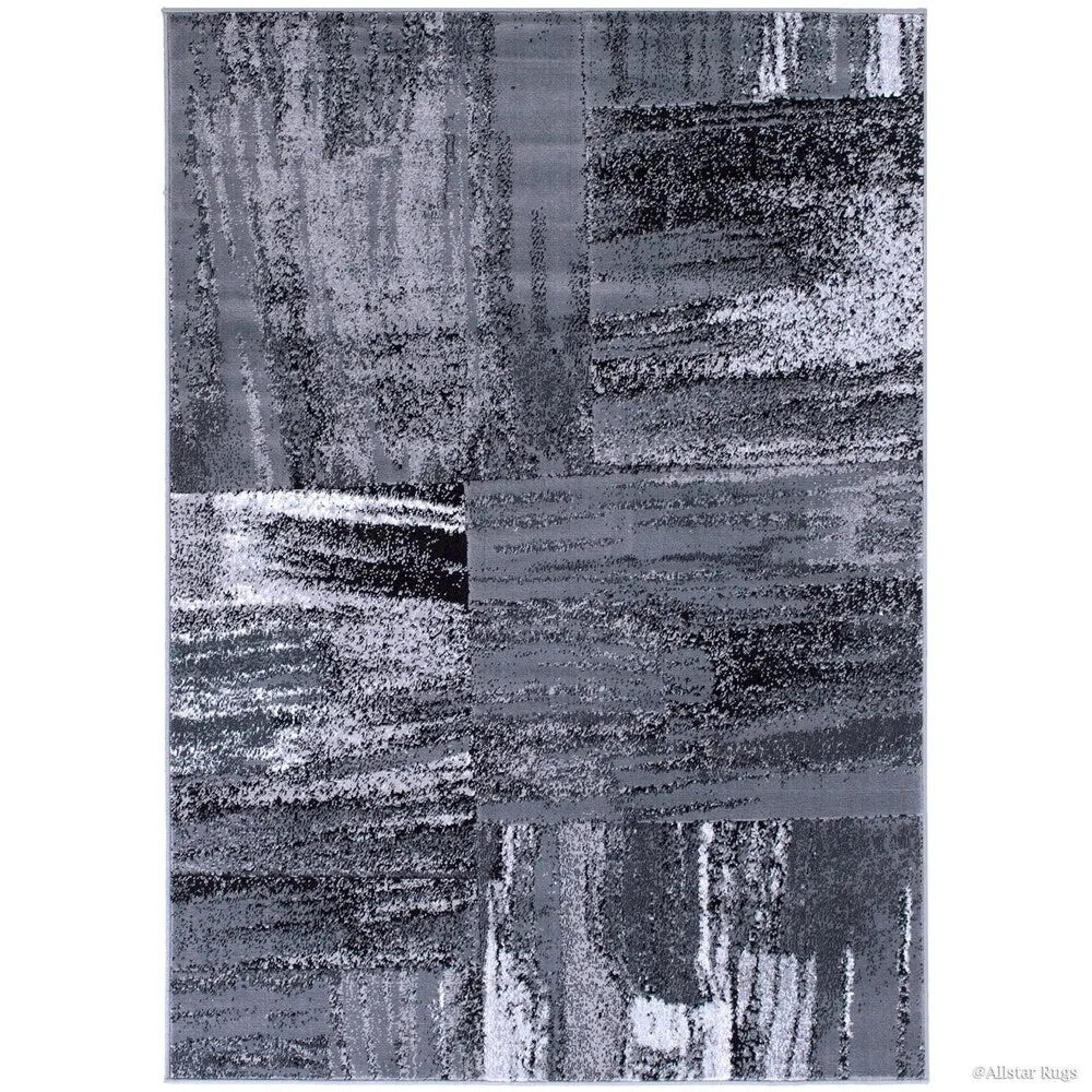 Allstar Exclusive Modern Abstract Brush Streak Area Rug