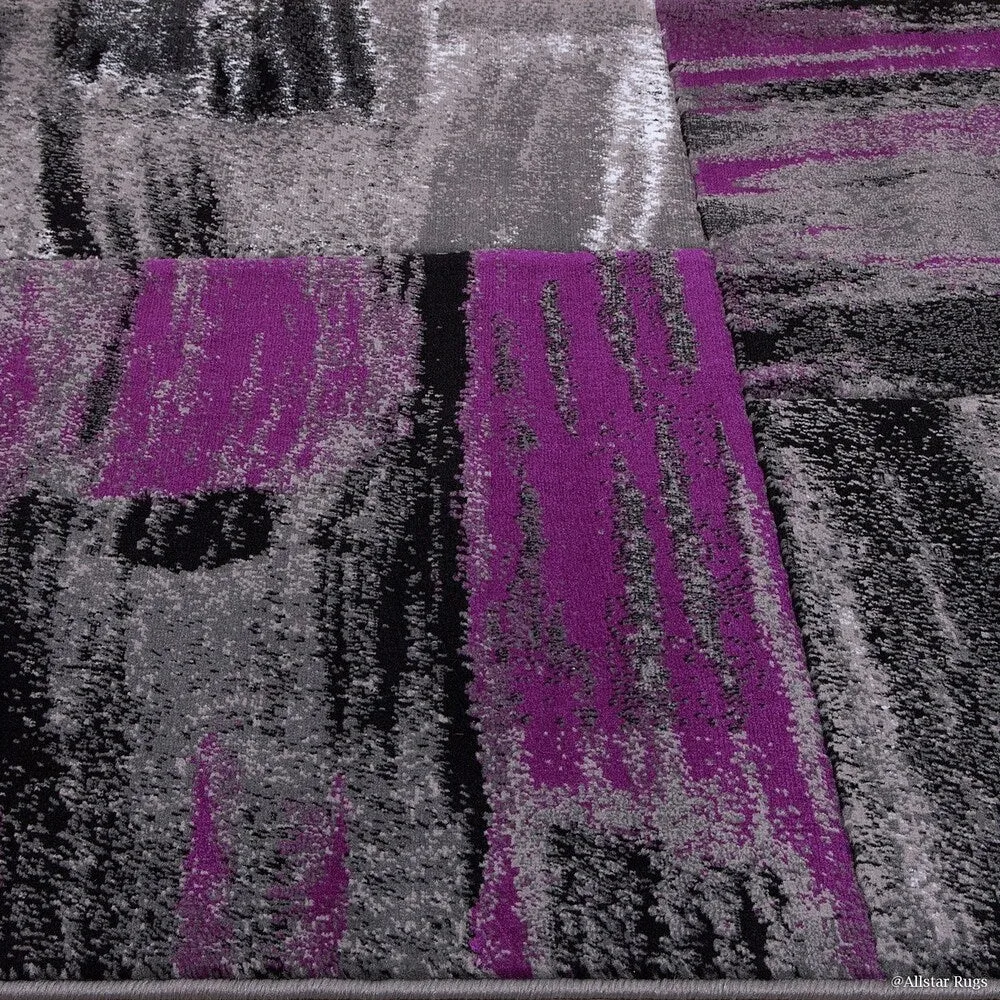 Allstar Exclusive Modern Abstract Brush Streak Area Rug