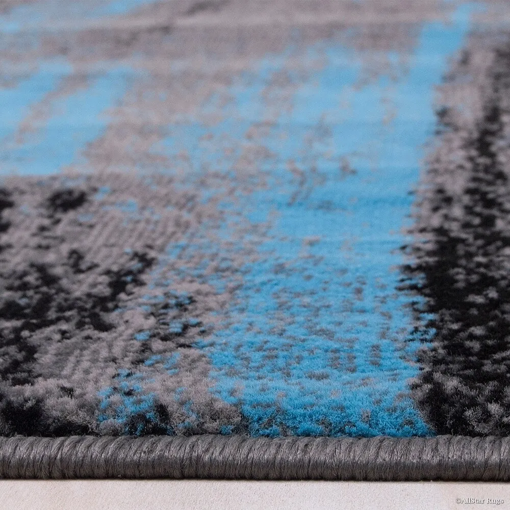 Allstar Exclusive Modern Abstract Brush Streak Area Rug