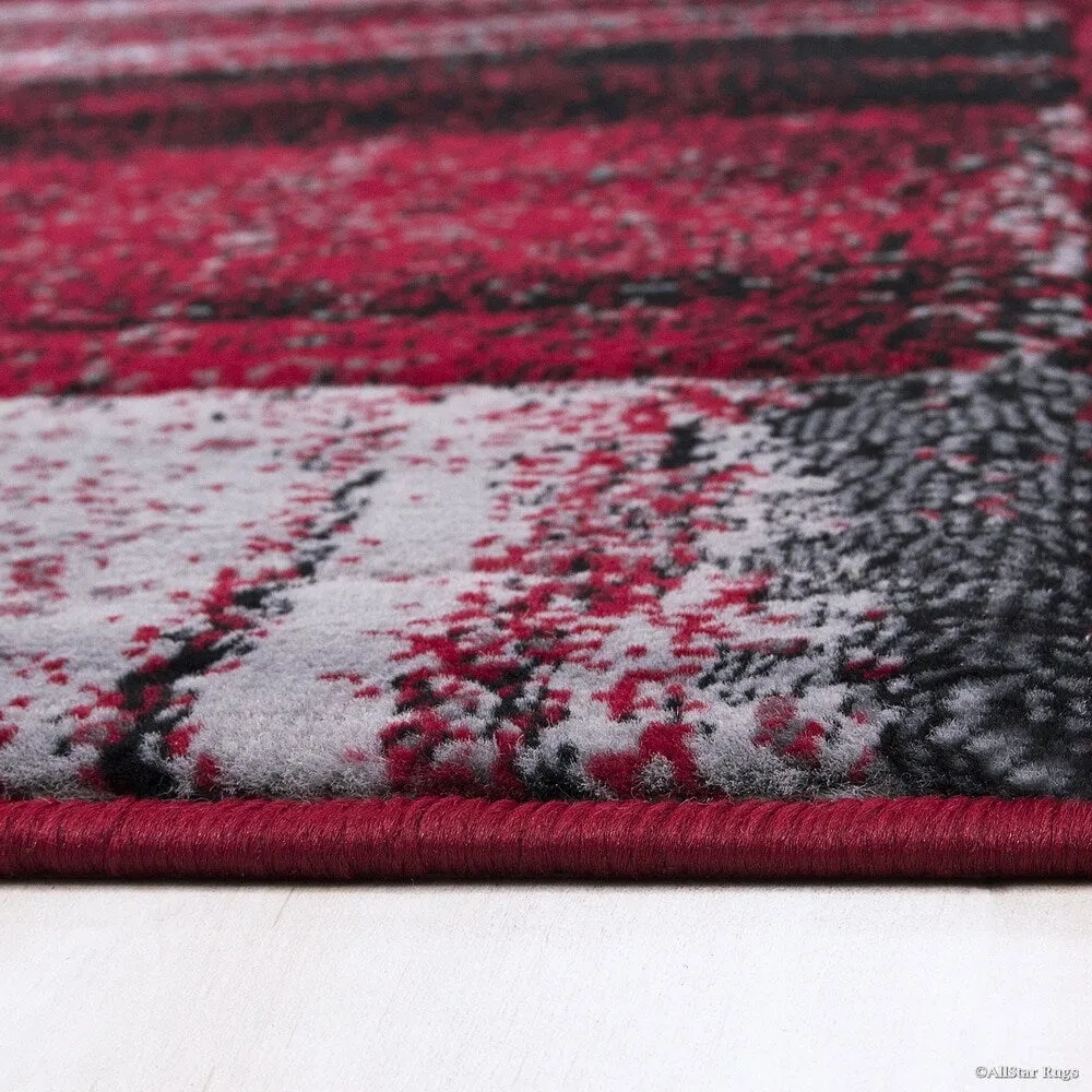 Allstar Exclusive Modern Abstract Brush Streak Area Rug