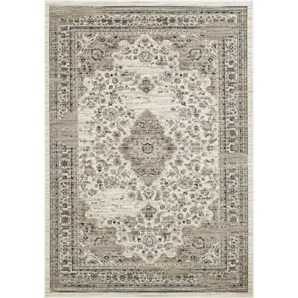Allstar Rugs Distressed Ivory Persian Area Rug - 7'6 x 9'8 - 7' 6x9' 8
