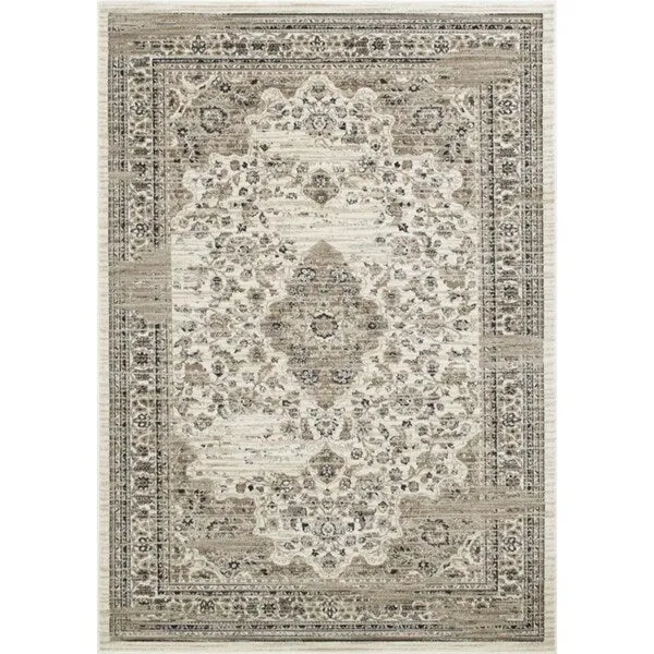 Allstar Rugs Distressed Ivory Persian Area Rug - 7'6 x 9'8 - 7' 6x9' 8