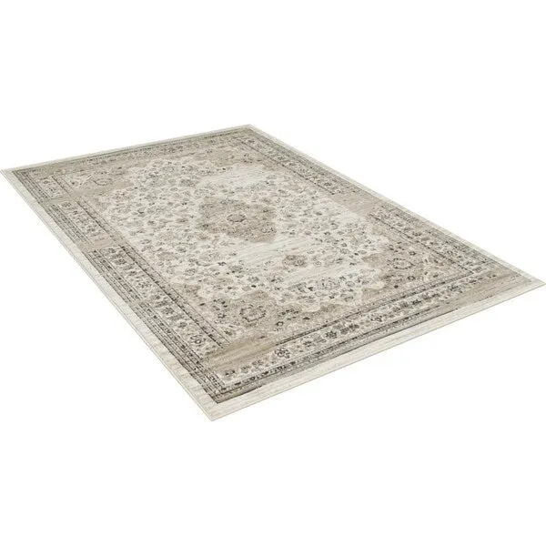 Allstar Rugs Distressed Ivory Persian Area Rug - 7'6 x 9'8 - 7' 6x9' 8