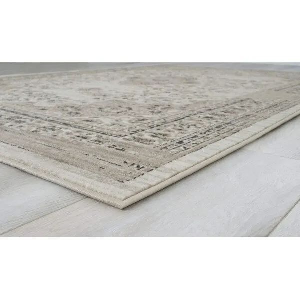 Allstar Rugs Distressed Ivory Persian Area Rug - 7'6 x 9'8 - 7' 6x9' 8