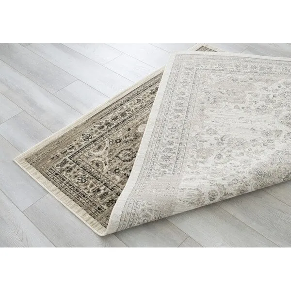 Allstar Rugs Distressed Ivory Persian Area Rug - 7'6 x 9'8 - 7' 6x9' 8