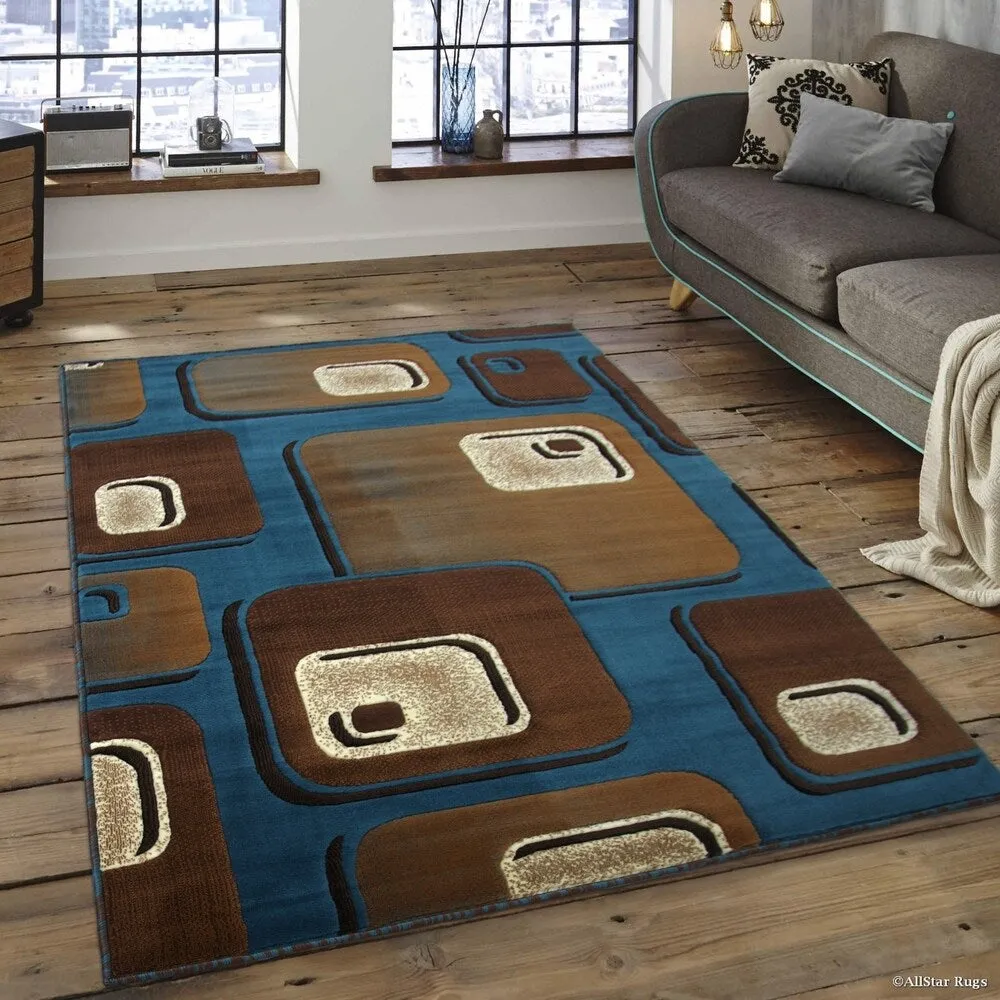 Allstar Woven Geometric Pattern Rug