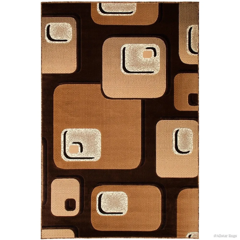 Allstar Woven Geometric Pattern Rug