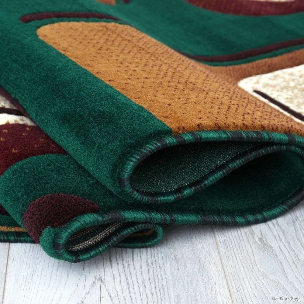 Allstar Woven Geometric Pattern Rug