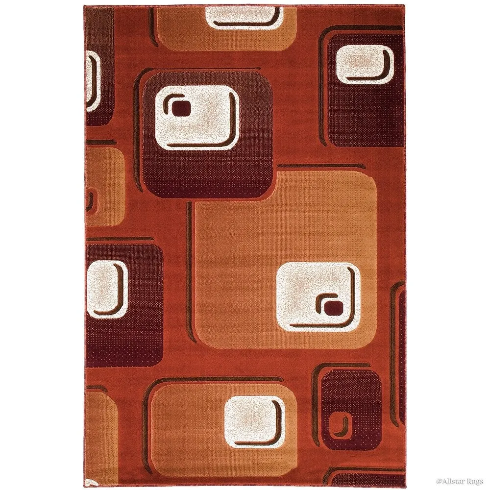 Allstar Woven Geometric Pattern Rug