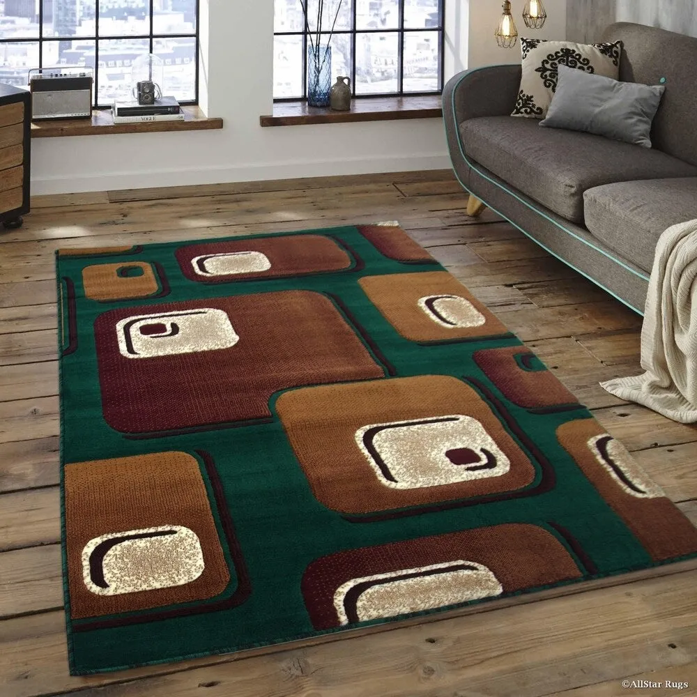 Allstar Woven Geometric Pattern Rug