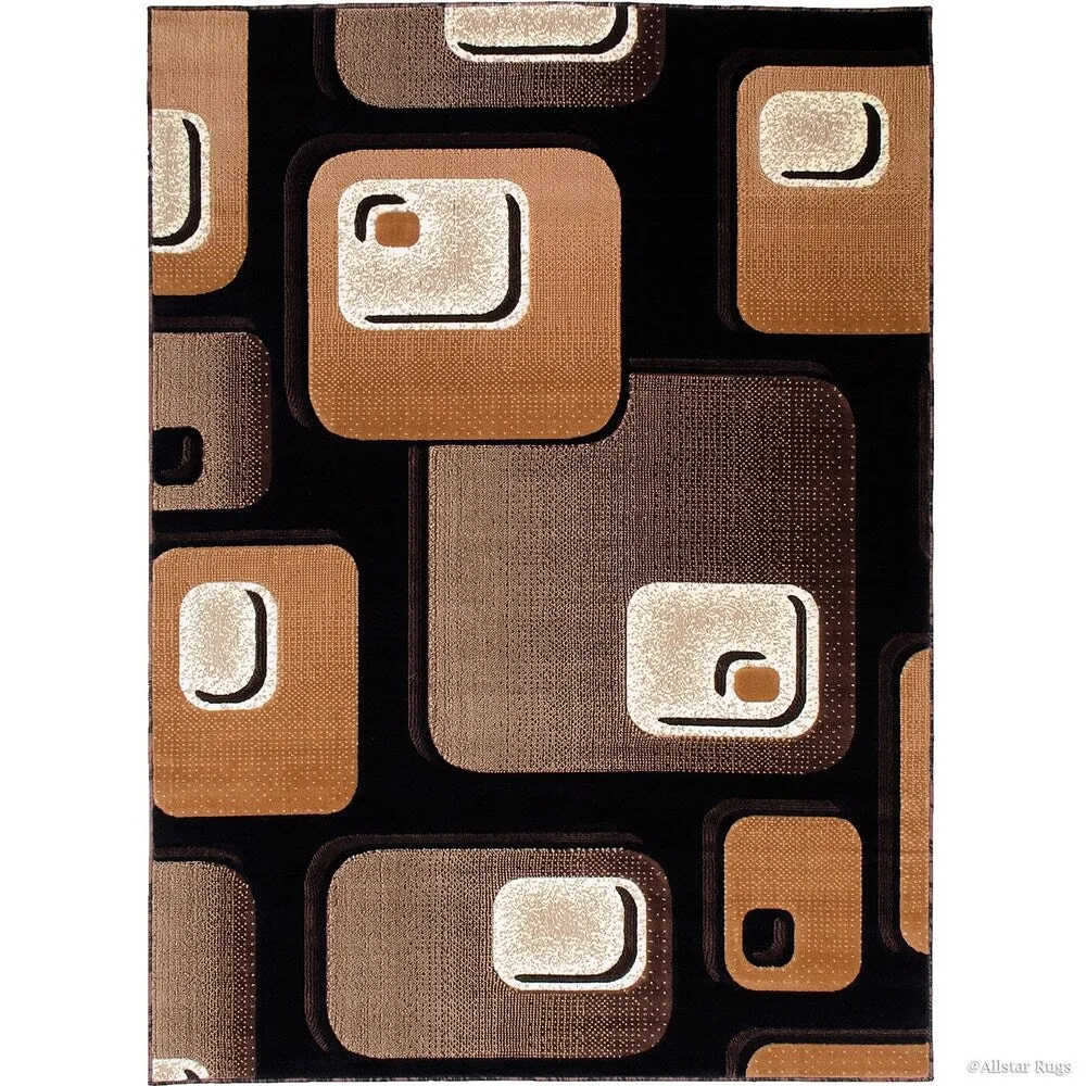 Allstar Woven Geometric Pattern Rug