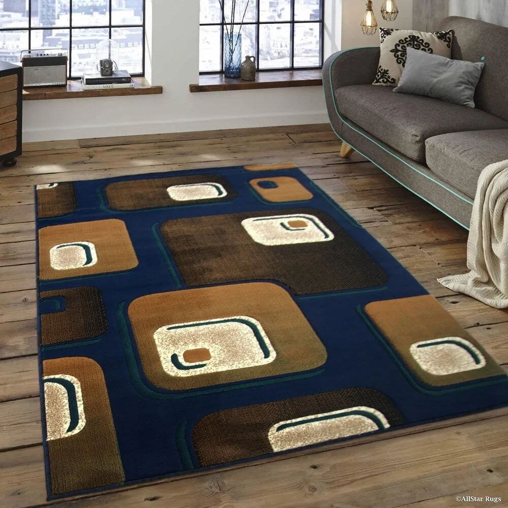Allstar Woven Geometric Pattern Rug