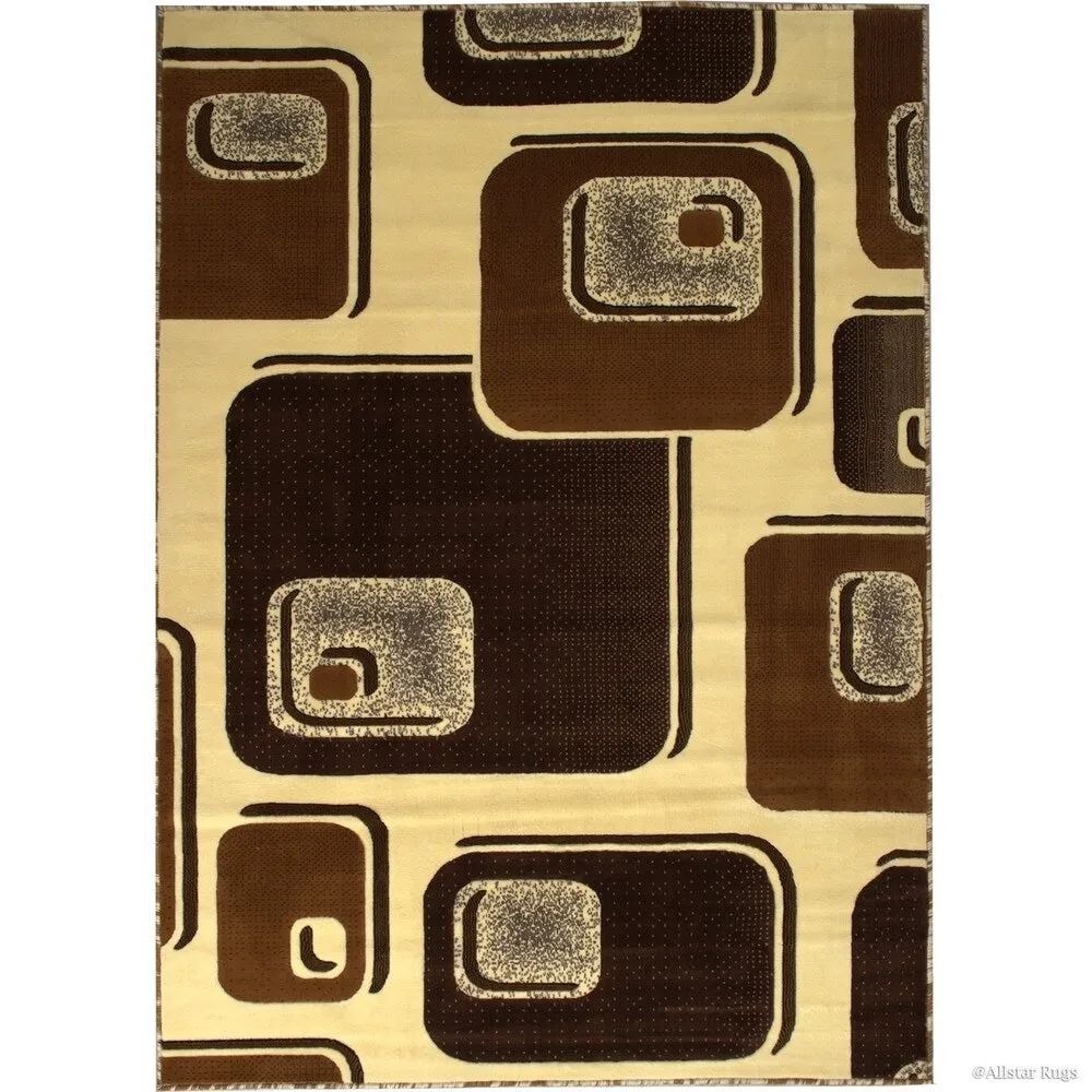 Allstar Woven Geometric Pattern Rug