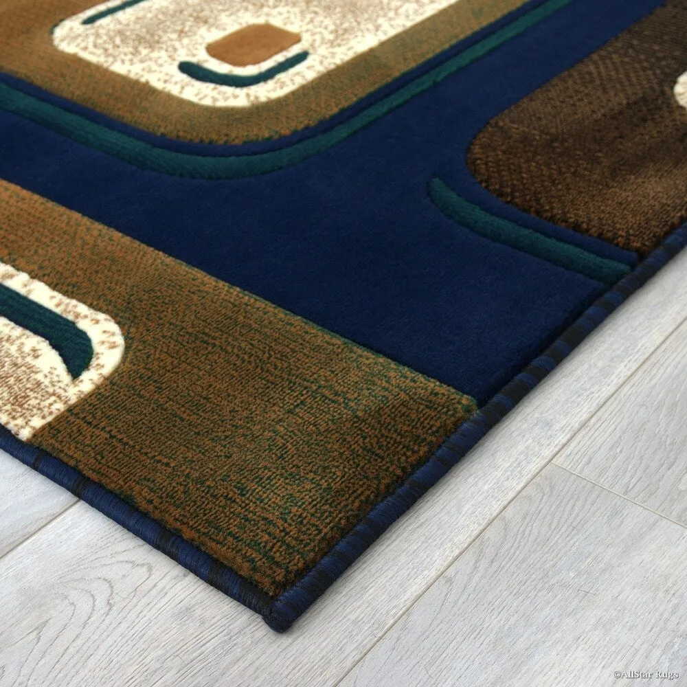 Allstar Woven Geometric Pattern Rug