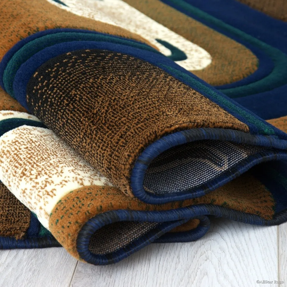 Allstar Woven Geometric Pattern Rug