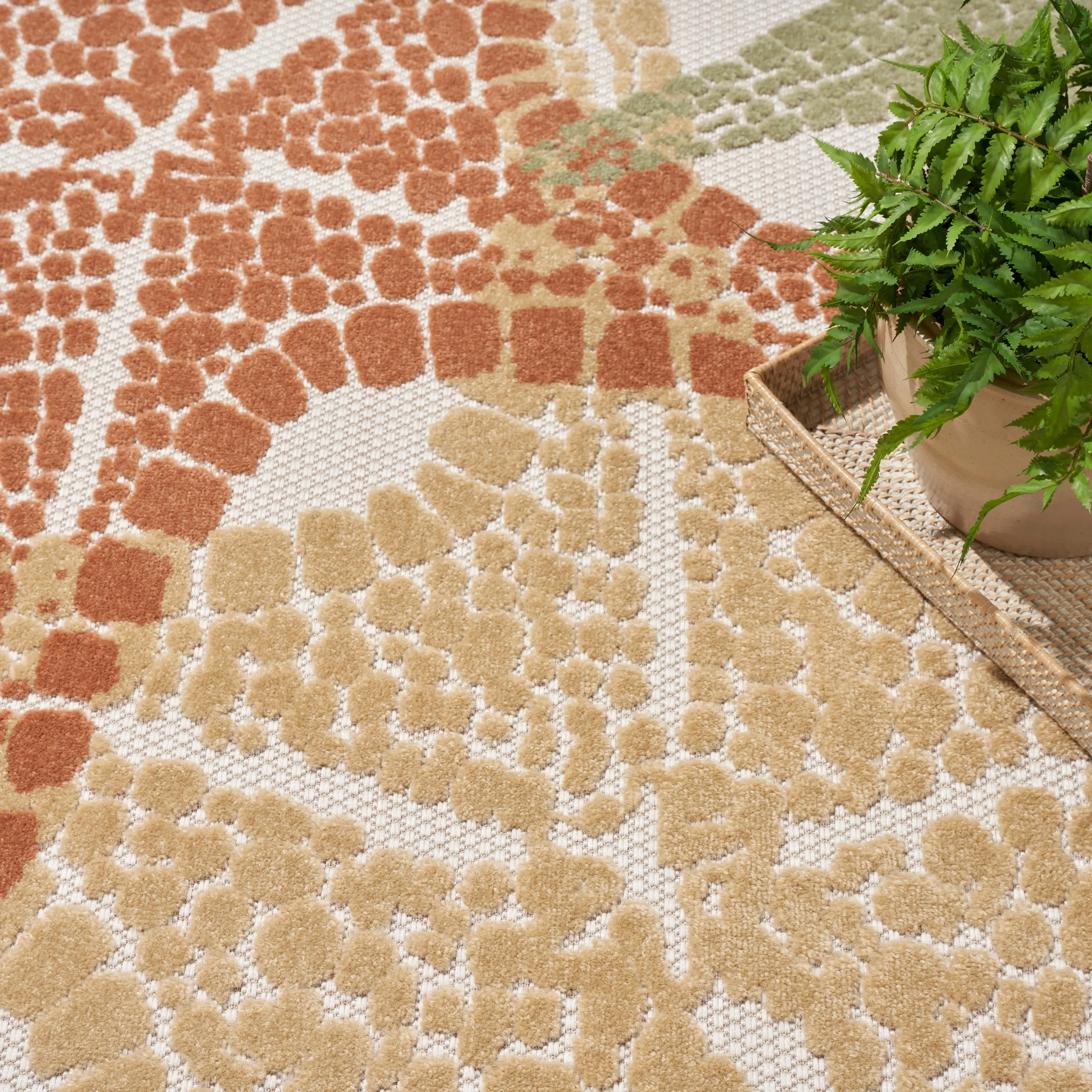 Aloha Coastal Starfish Beach Indoor/Outdoor Area Rug