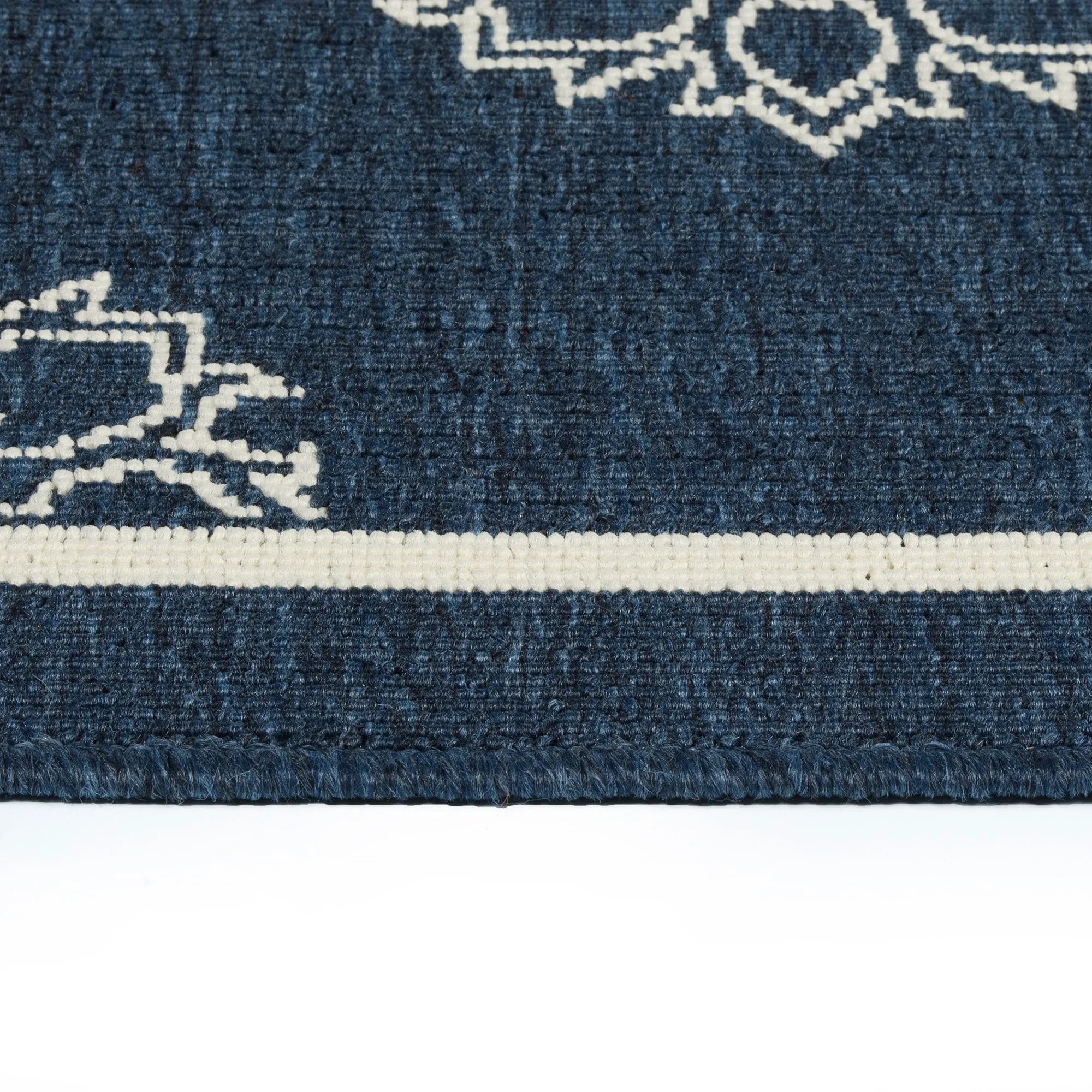 Ambrosi Geometric Medallion Pattern Coastal Indoor/ Outdoor Area Rug