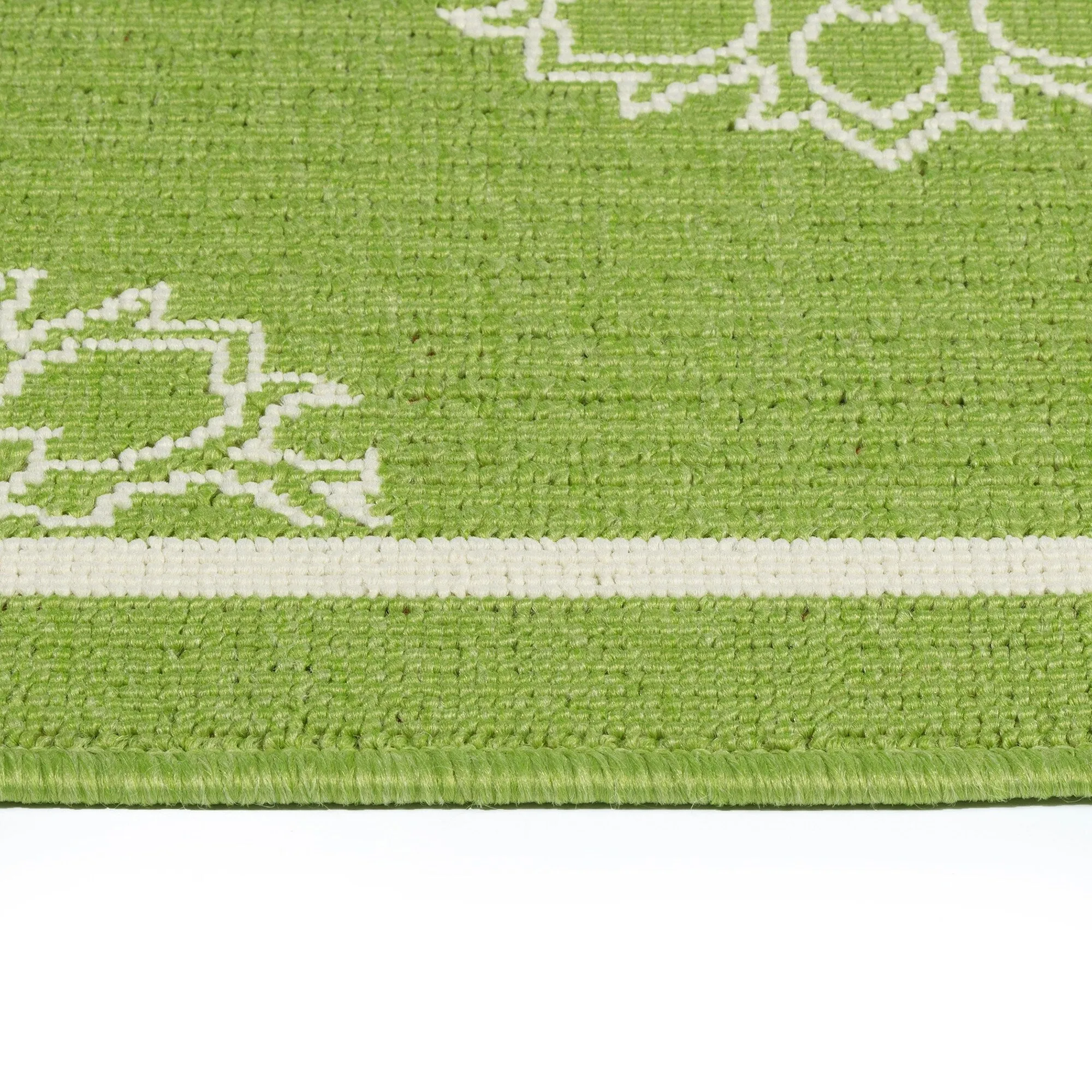 Ambrosi Geometric Medallion Pattern Coastal Indoor/ Outdoor Area Rug