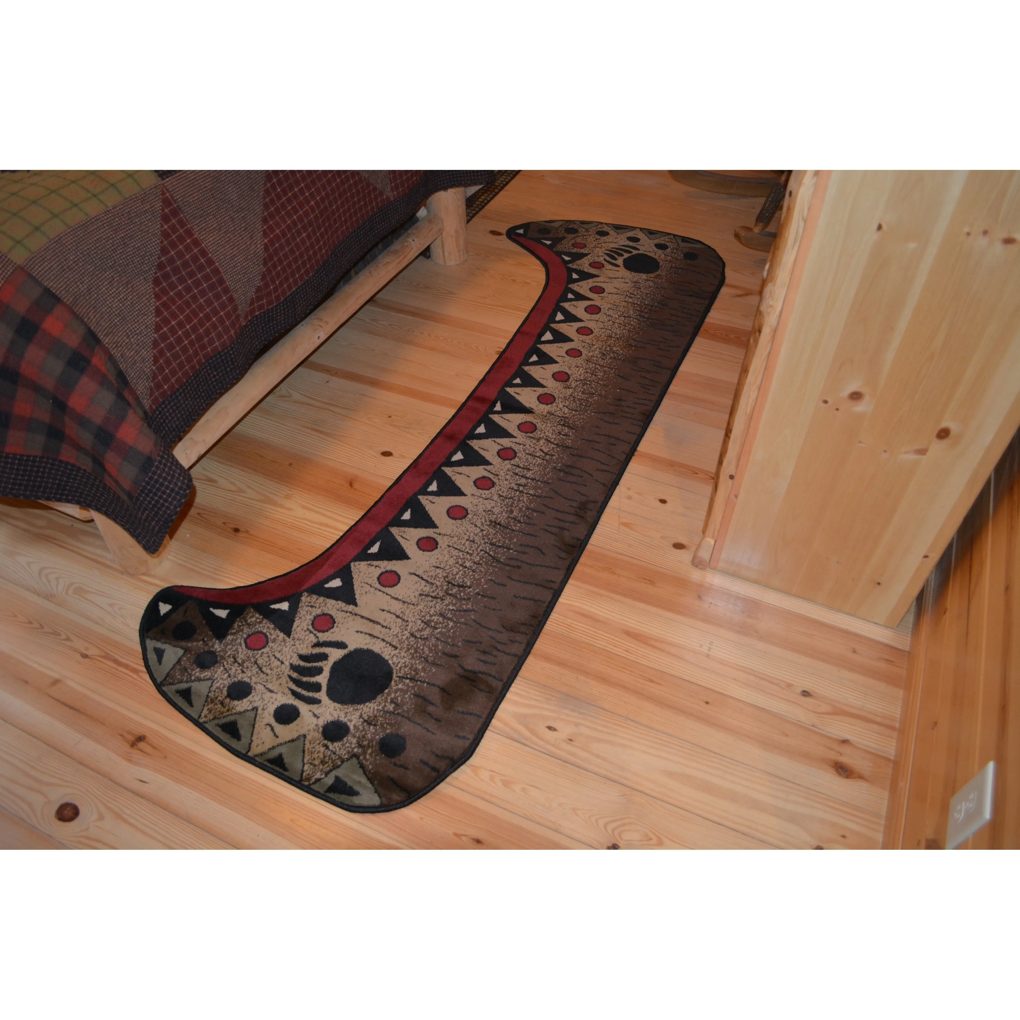 American Destination Etowah Canoe Accent Rug 2'8x7'7