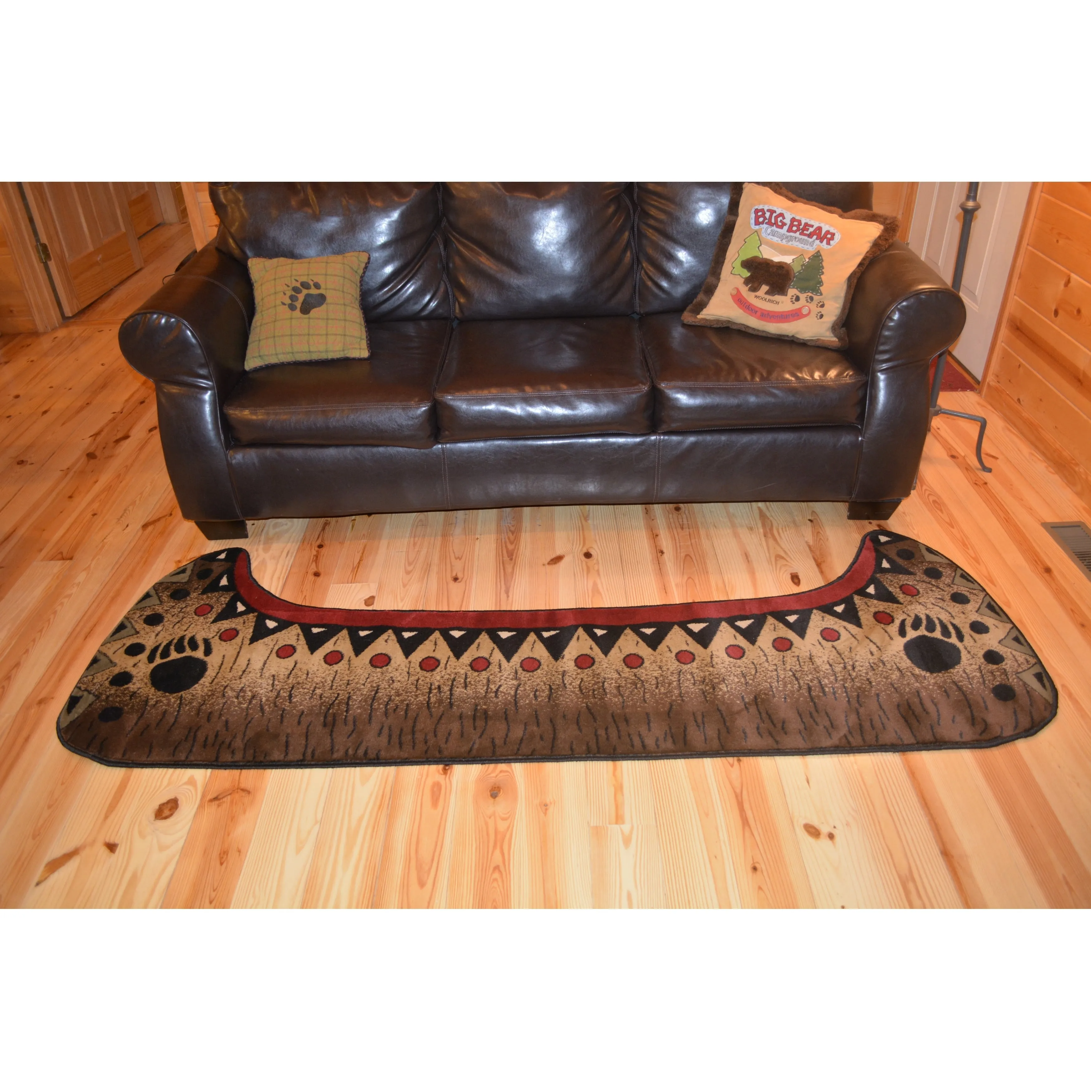 American Destination Etowah Canoe Accent Rug 2'8x7'7